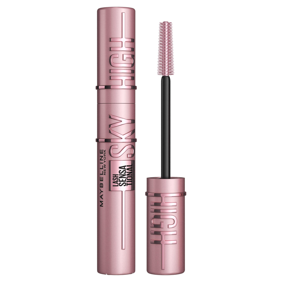 Maybelline New York Lash Sensational Sky High Mascara, Volumising & Lengthening Mascara, Washable Flake-Free Formula Infused with Bamboo Extract & Fibres, 7 ml, Shade: Brown Halalzen