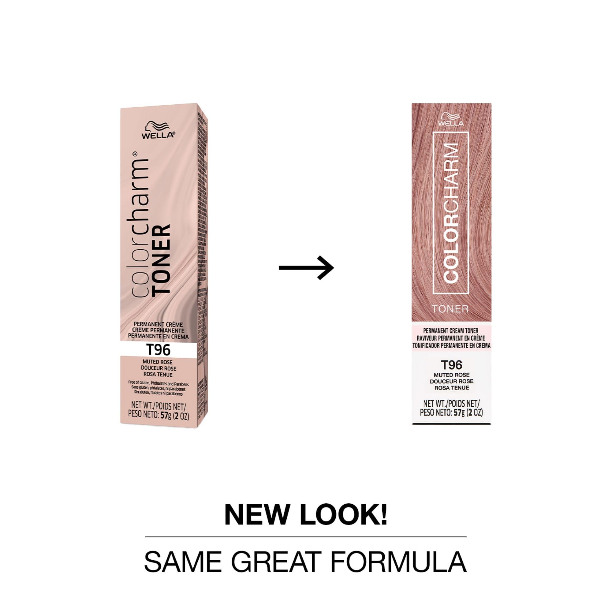 COLORCHARM Permanent Crème Hair Toner | Free of Animal-Derived Ingredients, Parabens Free & Gluten Free | 2 oz