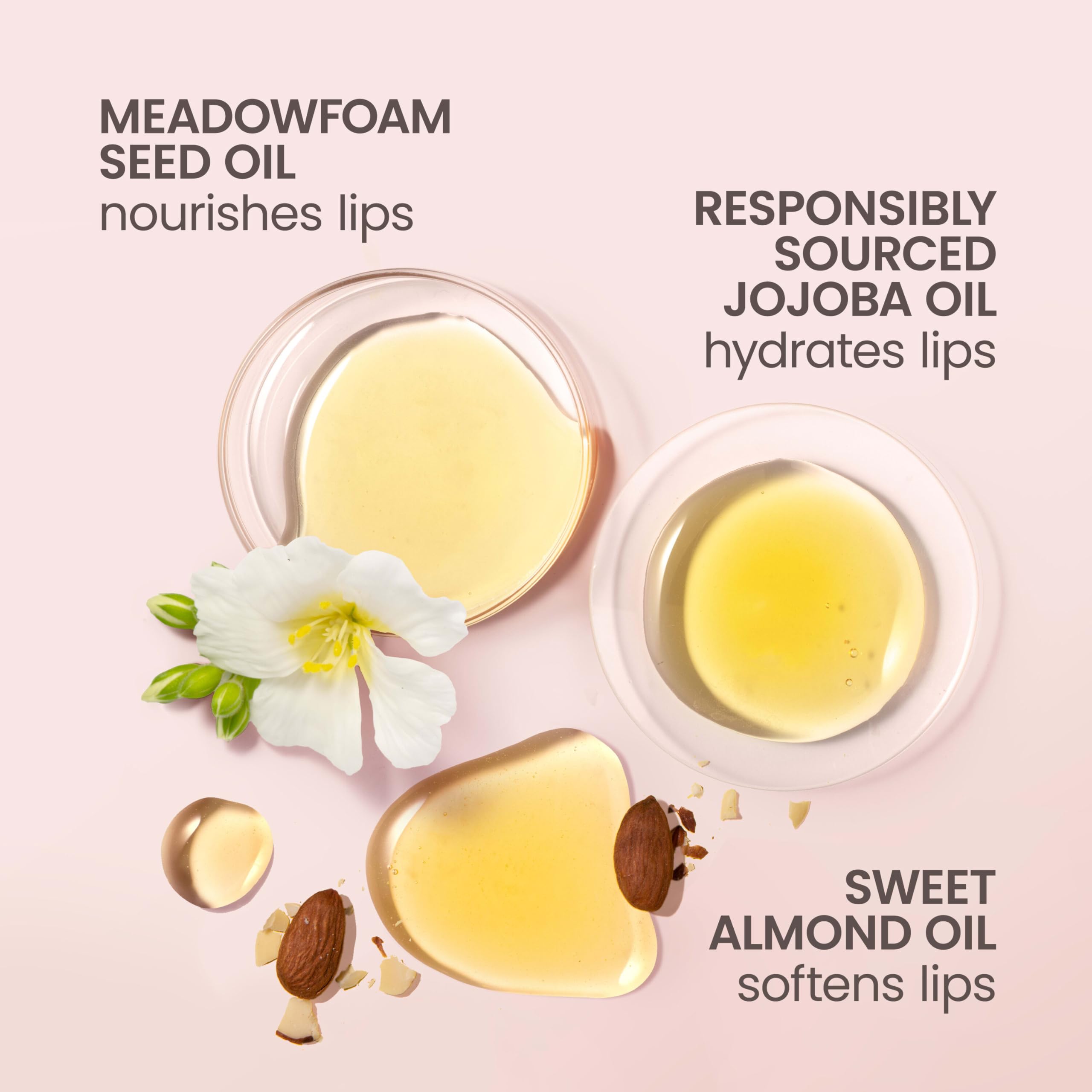 Burt's Bees Lip Oil Clear Day, Instant Hydration, Nourishes and Softens Lips, Tint Free, High Shine Finish, Responsibly Sourced Jojoba Oil, Non Sticky, Wand Applicator, 0.15 Ounce Halalzen
