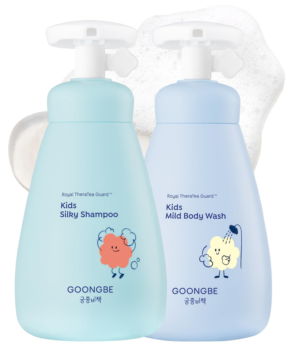 GOONGBE Kids Moisture Body Lotion – 24hr Hydrating Daily Moisturizer for Dry Sensitive Skin – Triple Lipid Complex (Ceramide, Squalane, Cica) – Fast-Absorb Non-Sticky, Allergen-Free 8.45oz