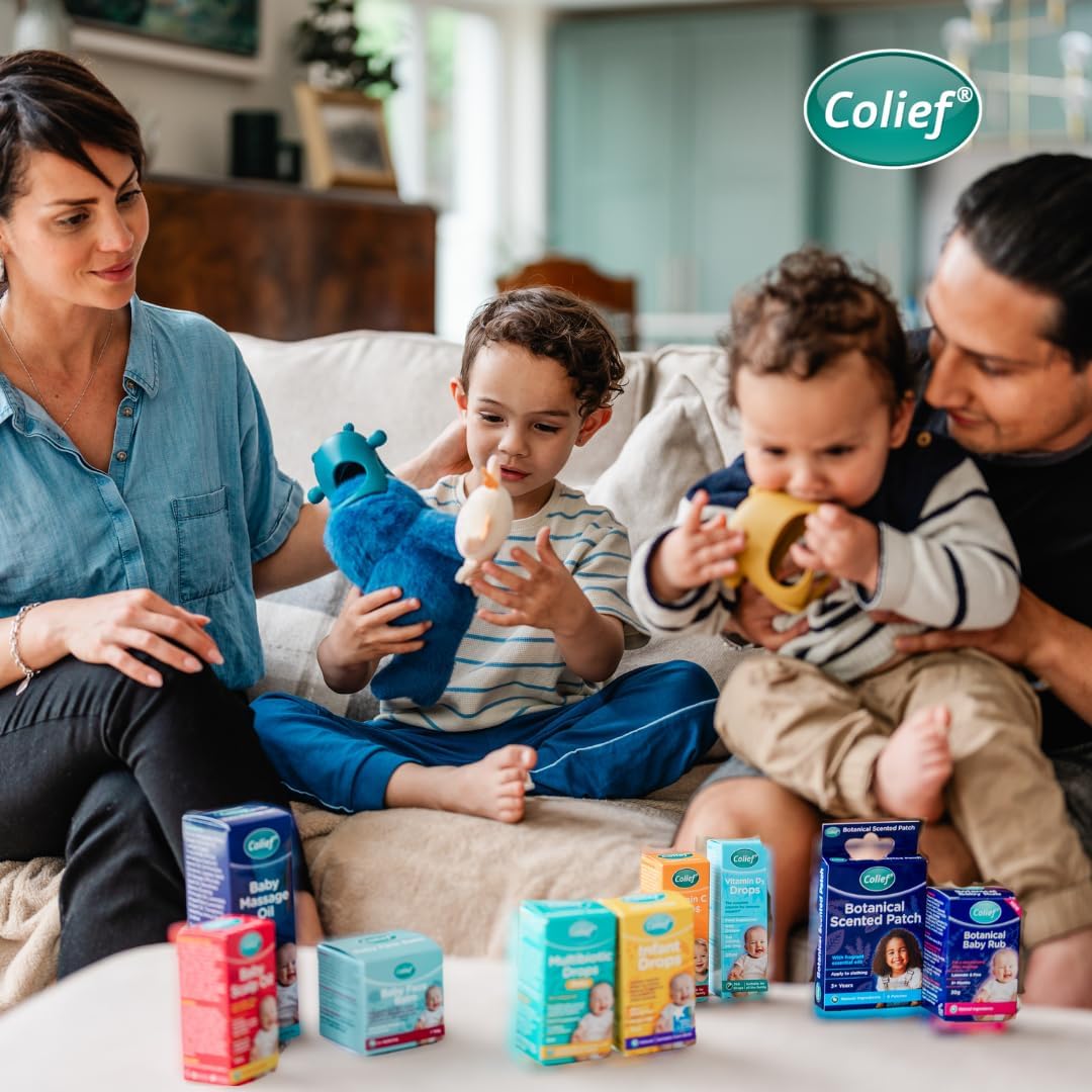 Colief Baby Massage Oil | Soothing Oil For Infants | Made With 100% Natural Ingredients Including Sweet Almond Oil, Lavender Oil, Jojoba & Vitamin E | Suitable From Birth 100ml Halalzen