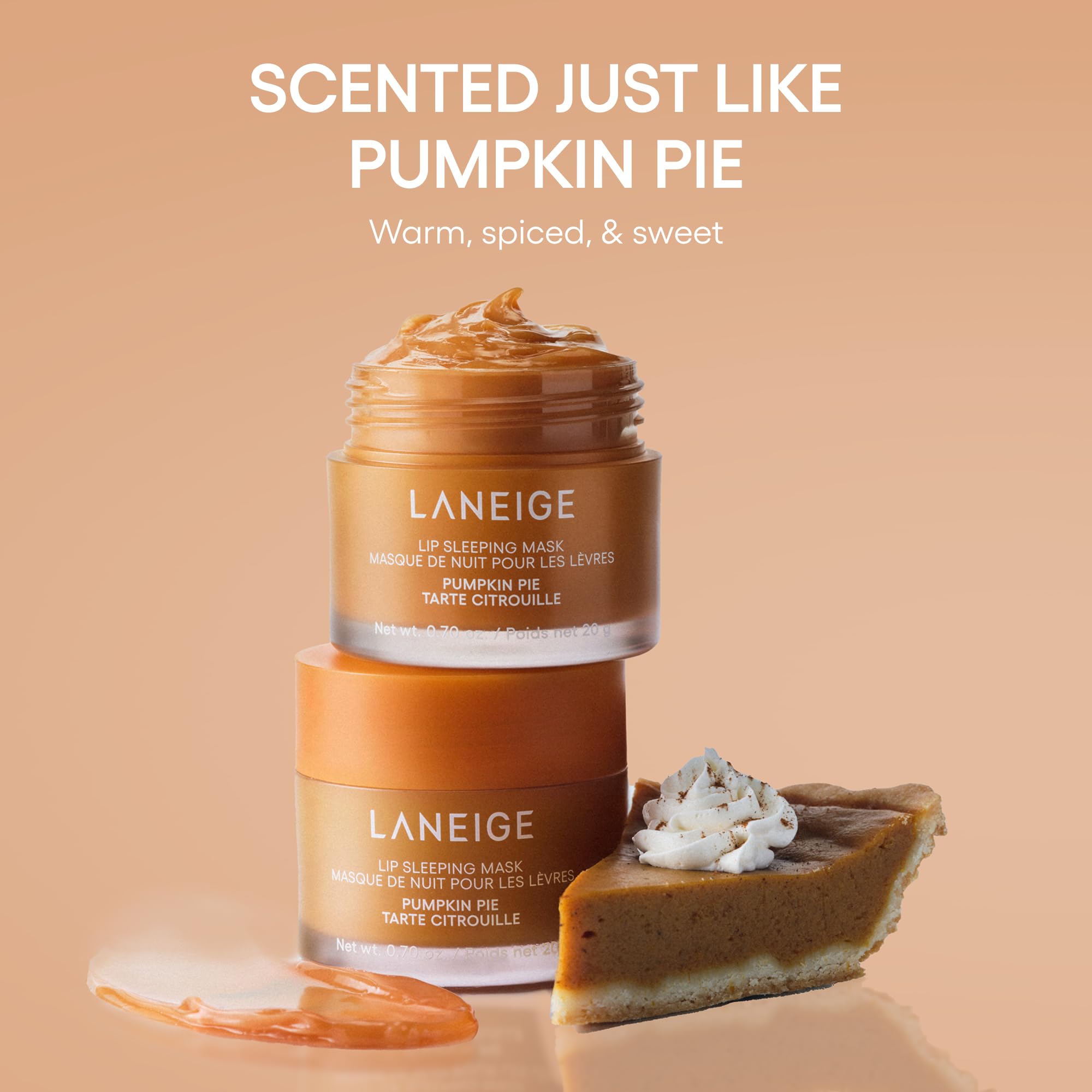 LANEIGE Lip Sleeping Mask: Nourish, Hydrate, Vitamin C, Murumuru & Shea Butter, Antioxidants, Flaky, Dry Lips Halalzen