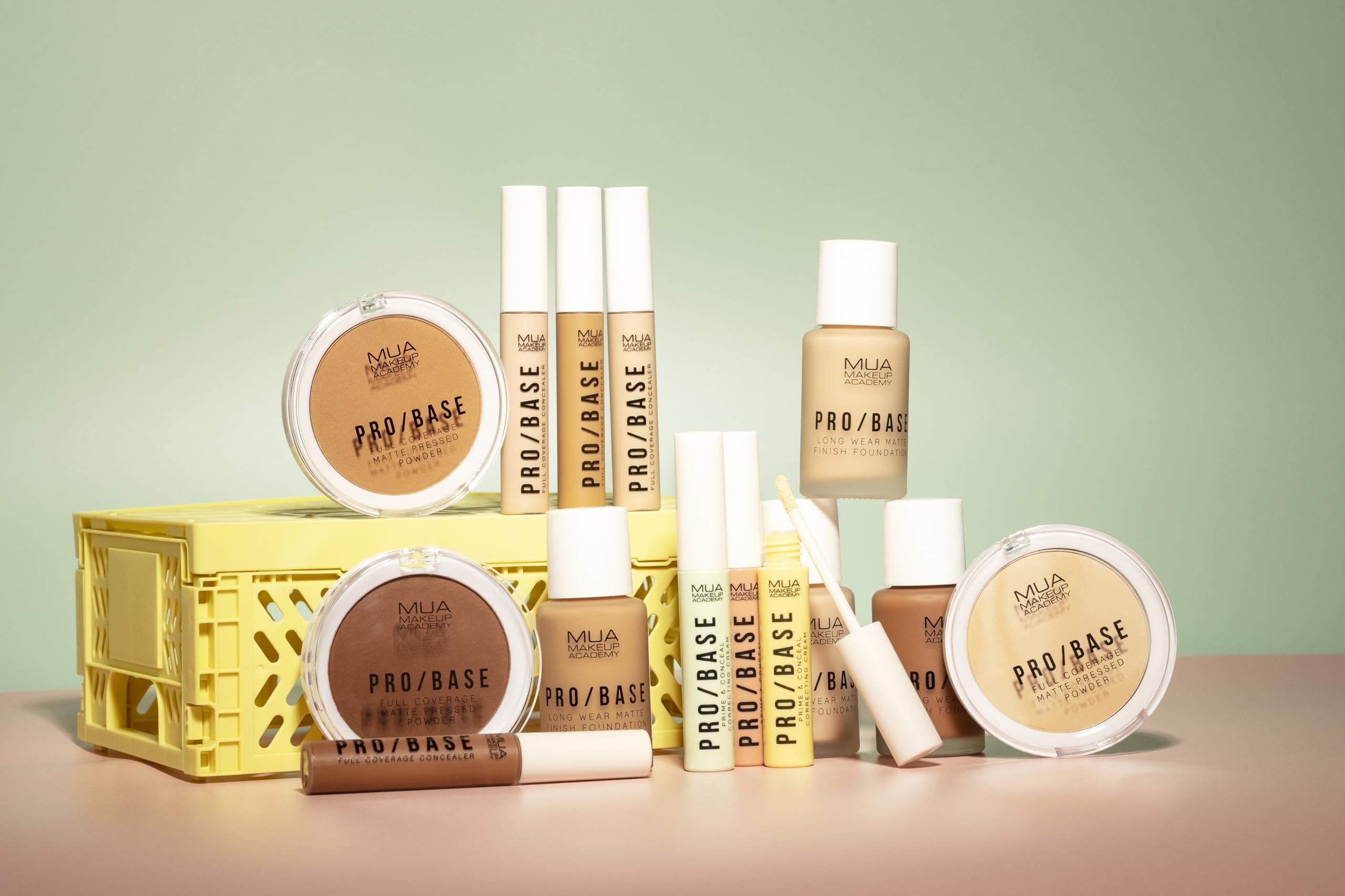 MUA Makeup Academy Pro/Base Full Coverage Concealer, Lightweight & Long-Lasting, Shade #110, 9.5 g - Vegan & Cruelty Free Halalzen