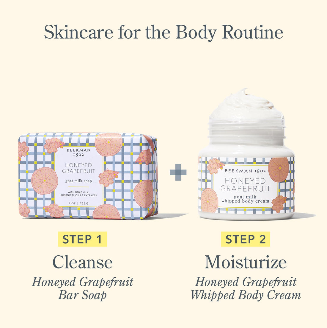 Beekman 1802 Whipped Body Cream – Rich Body Butter & Moisturizing Body Cream, Goat Milk Lotion, Shea Butter & Vitamin E, Hydrating Body Moisturizer for Dry Skin - Pure 8 oz Halalzen