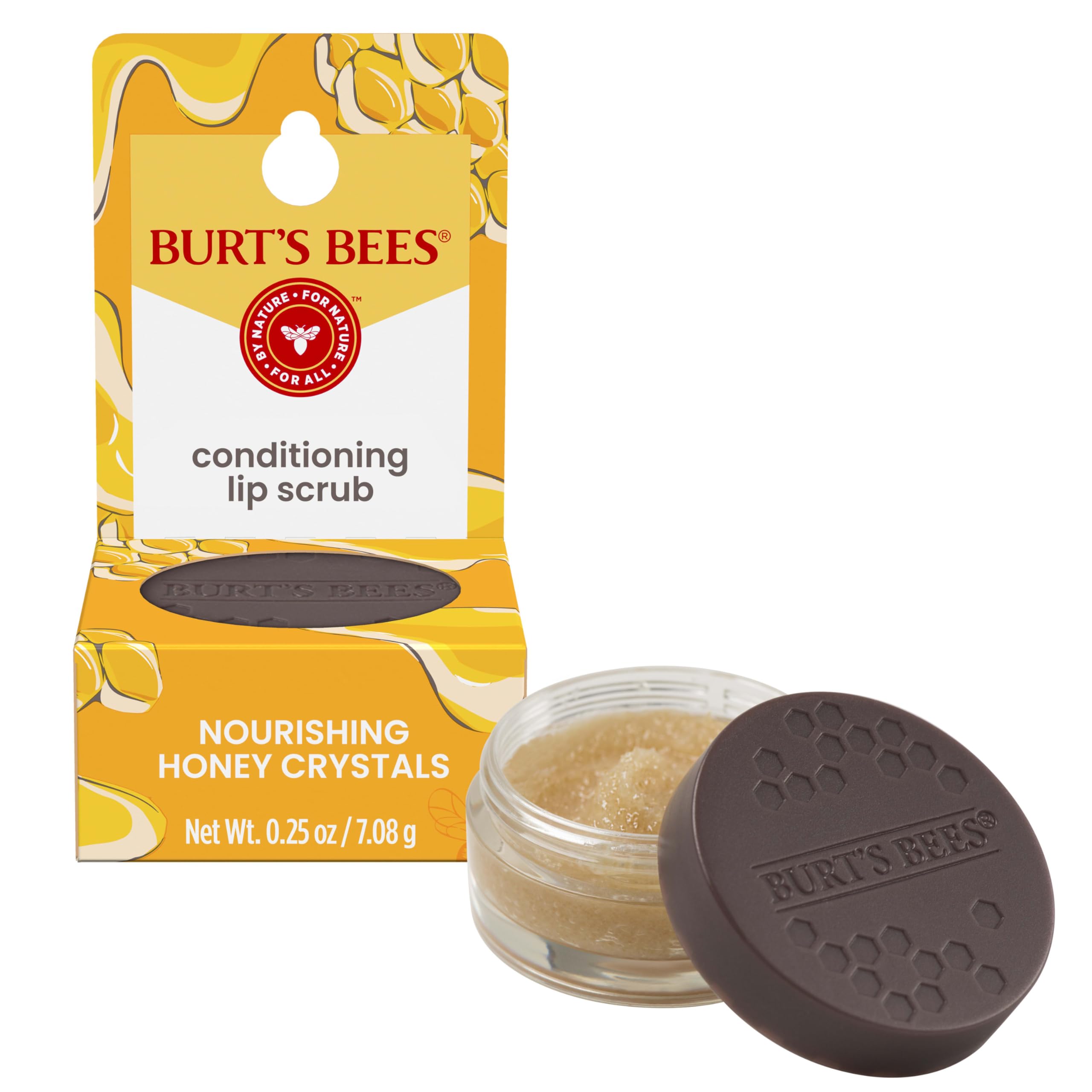Burt's Bees Overnight Lip Sleeping Mask, 0.25 oz - Moisturizing, Hydrating, Exfoliating, Reduces Fine Lines, Ceramide Infused, Passionfruit Scent Halalzen