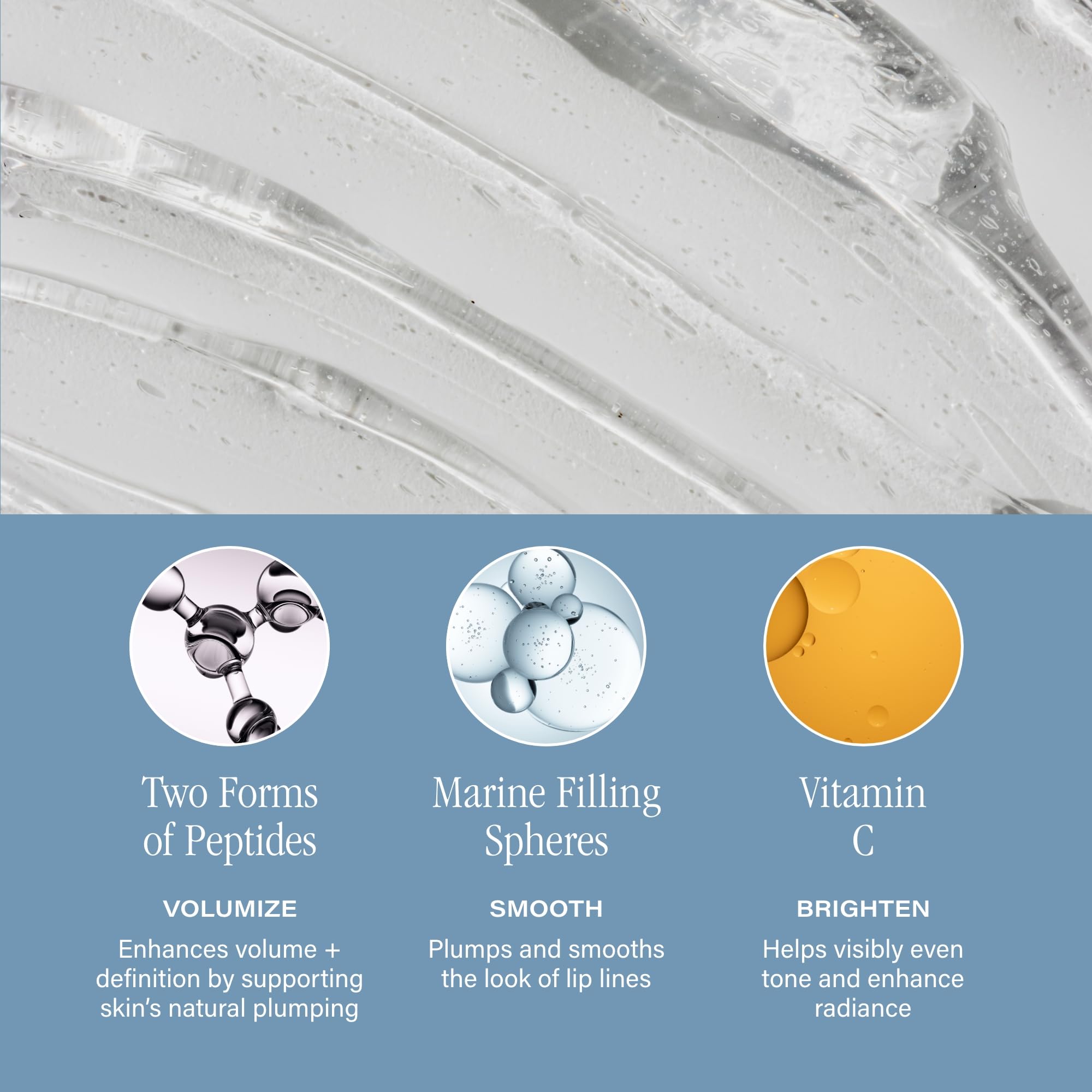 SKINN Lip Amplifying Serum, Lip6X with Peptides - Deep Moisturizing Serum Plumps, Hydrates & Smooths Lips & Boosts Collagen Production - Lip Care Products for Women Halalzen
