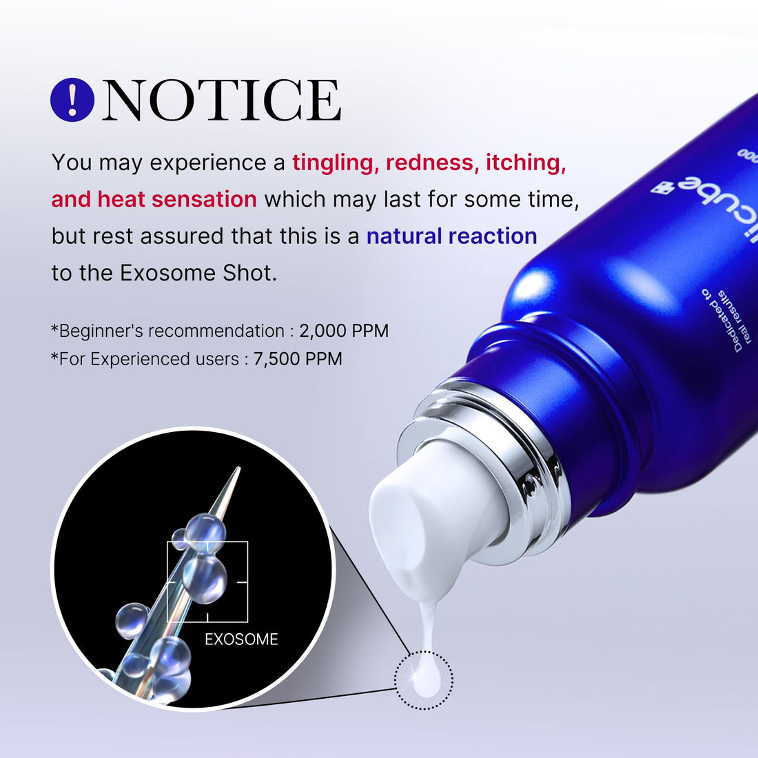medicube Exosome Shot Zero 2,000 PPM Spicule Facial Serum | Liquid Skin Booster Serum | Exosome, AHA+BHA+PHA | Pore Care, Dead Skin Cells, Skin Texture | Korean Skincare, 1.01 fl.oz Halalzen