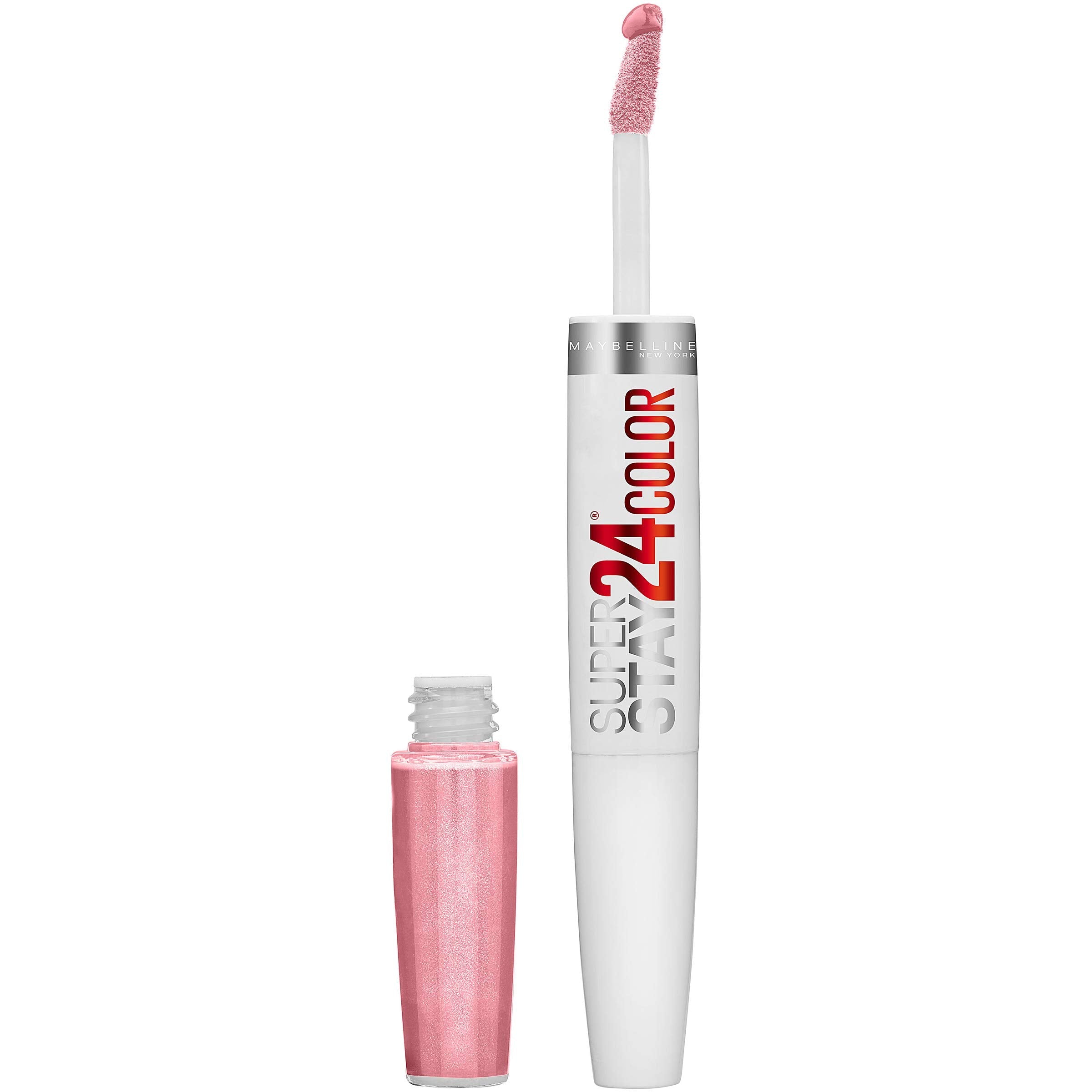 Maybelline Lipstick, SuperStay 24H Liquid Lipstick – Dual-Ended Long-Lasting Color & Moisturizing Lip Balm – Non-Drying, Transfer-Proof, Upto 24Hour, Dual Ended, Shade: 310 Forever Heather Halalzen