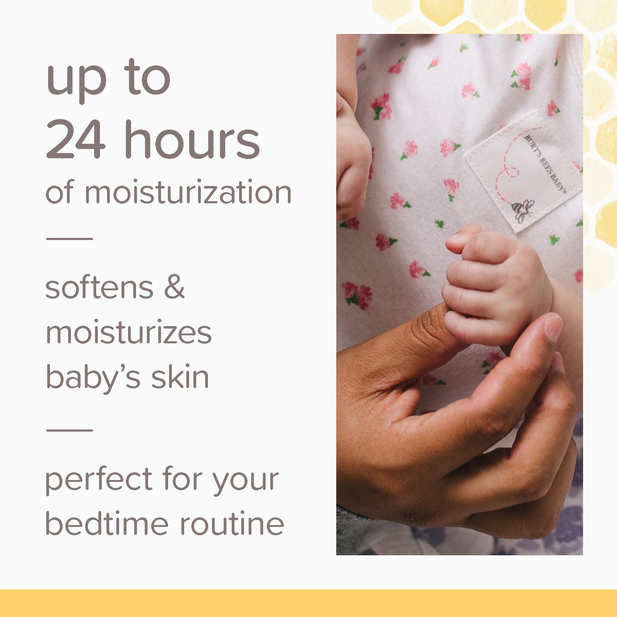Burt's Bees Baby Lotion, Nourishing Baby Moisturiser, Ultra-Gentle For Delicate Skin & Daily Care, 170 g Halalzen