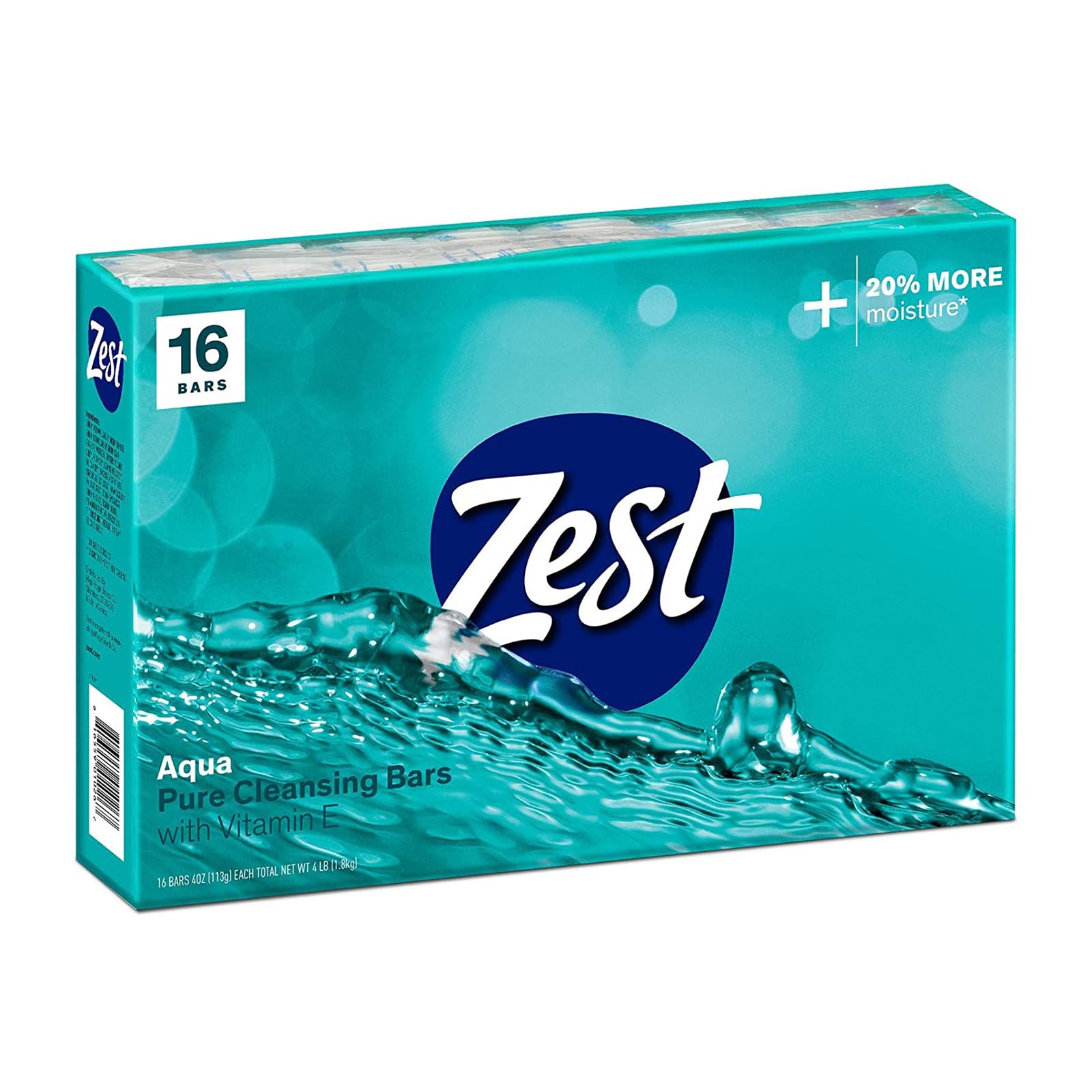 Zest Bar Soap - 8 Bars - Enriched With Cocoa Butter And Shea for Ultra Moisturizing Cleansing - Leaves Your Body Feeling Silky Smooth And Deeply Moisturized