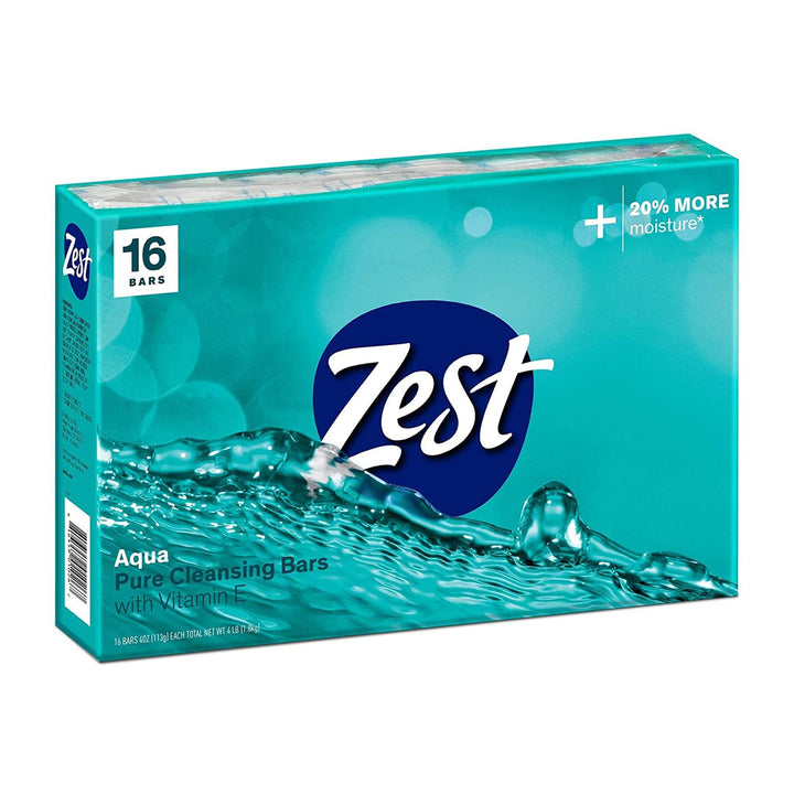 Zest Bar Soap - 8 Bars - Enriched With Cocoa Butter And Shea for Ultra Moisturizing Cleansing - Leaves Your Body Feeling Silky Smooth And Deeply Moisturized