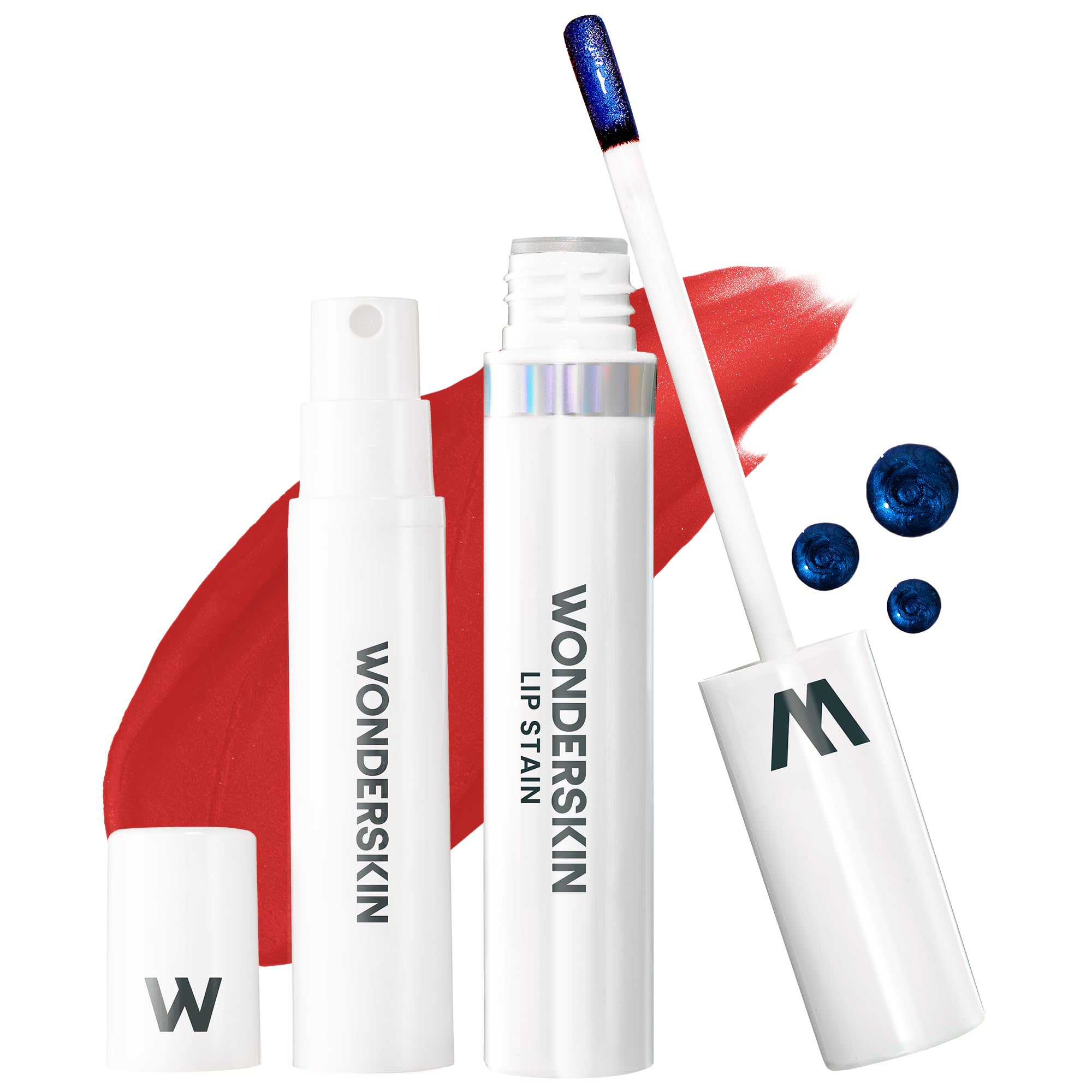 Wonderskin Wonder Blading All Day Lip Stain Peel Off Masque - Long Lasting, Waterproof and Transfer Proof Pink Lip Tint, Matte Finish Peel Off Makeup (First Kiss Masque) Halalzen