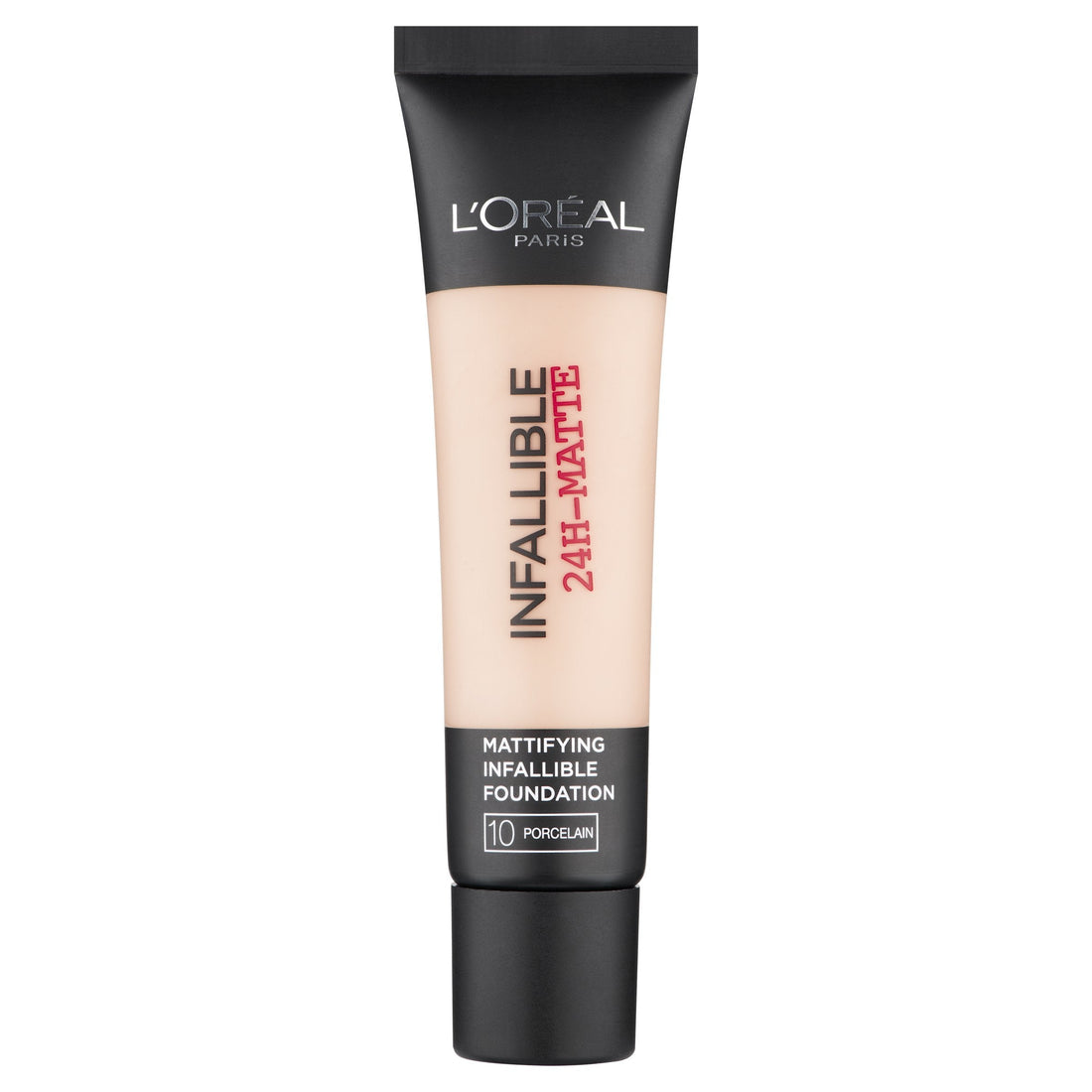 L'Oreal Paris Cover Liquid Foundation, With 4% Niacinamide, Long Lasting, Natural Finish, Available in 20 Shades, SPF 25, Infallible 32H Matte Cover, Shade 110, 30ml Halalzen