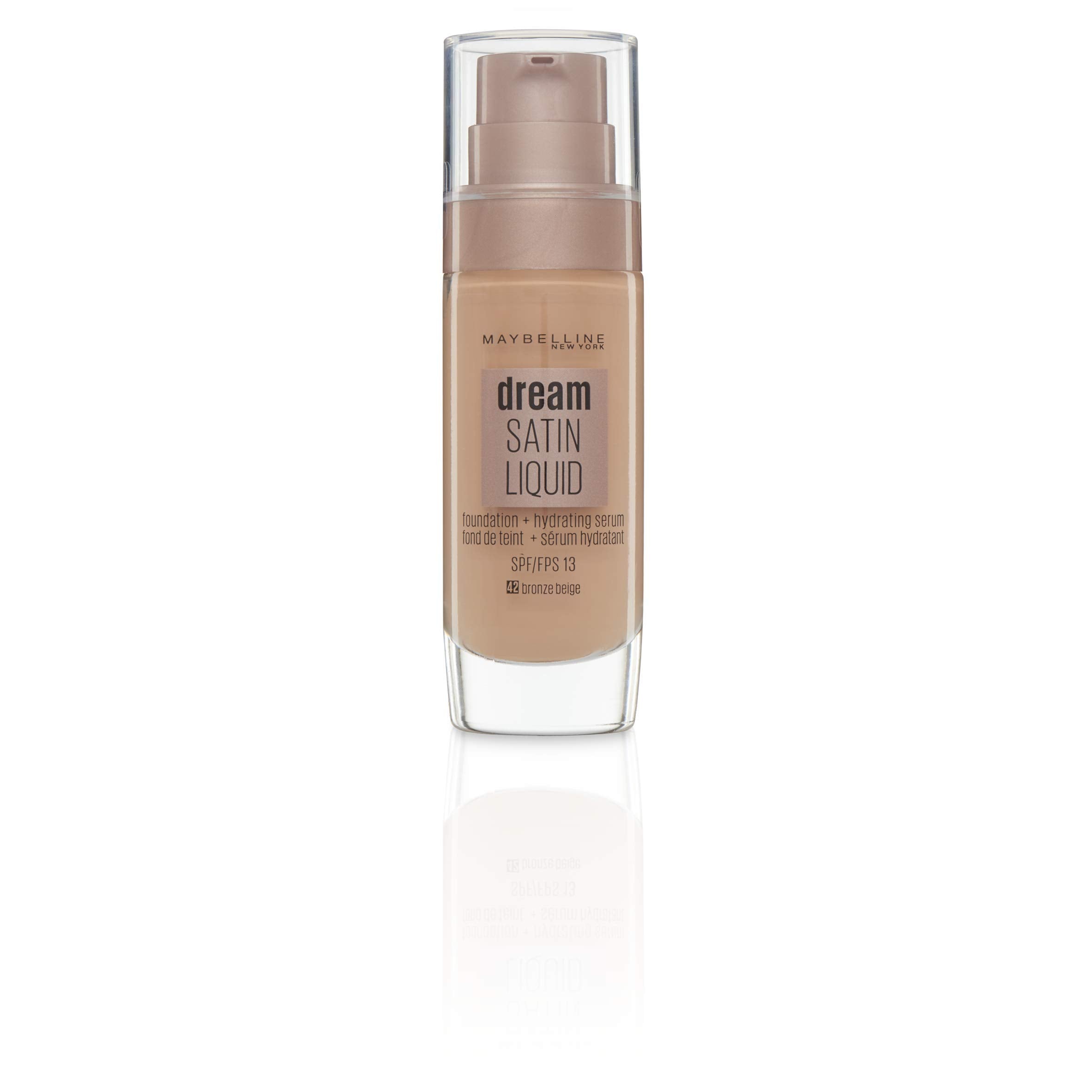 Maybelline Foundation, Dream Radiant Liquid Hydrating Foundation with Hyaluronic Acid and Collagen - Lightweight, Medium Coverage Up to 12 Hour Hydration, 30 Sand Halalzen