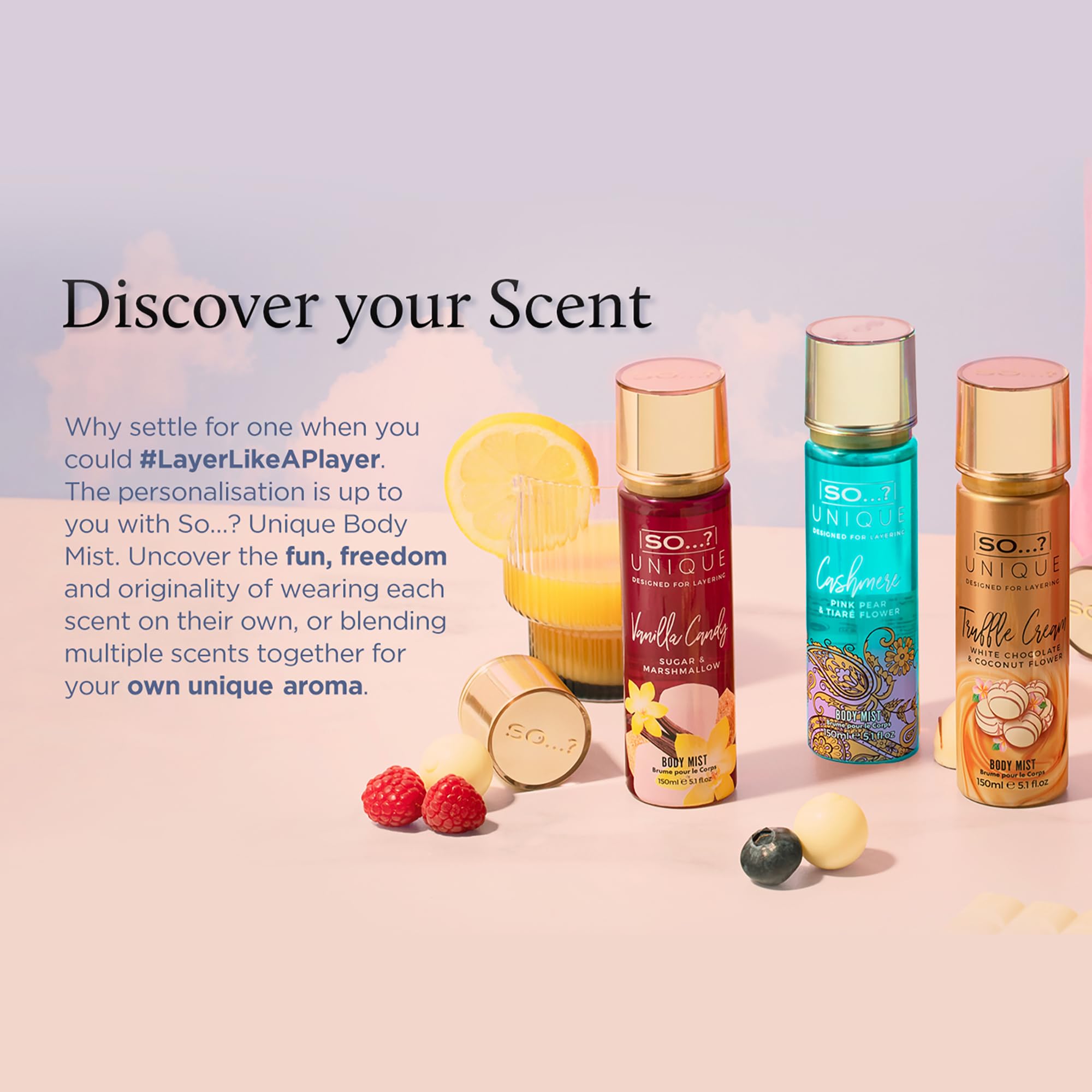 So…? Unique Womens Truffle Cream Body Mist Fragrance Sray 150ml Halalzen
