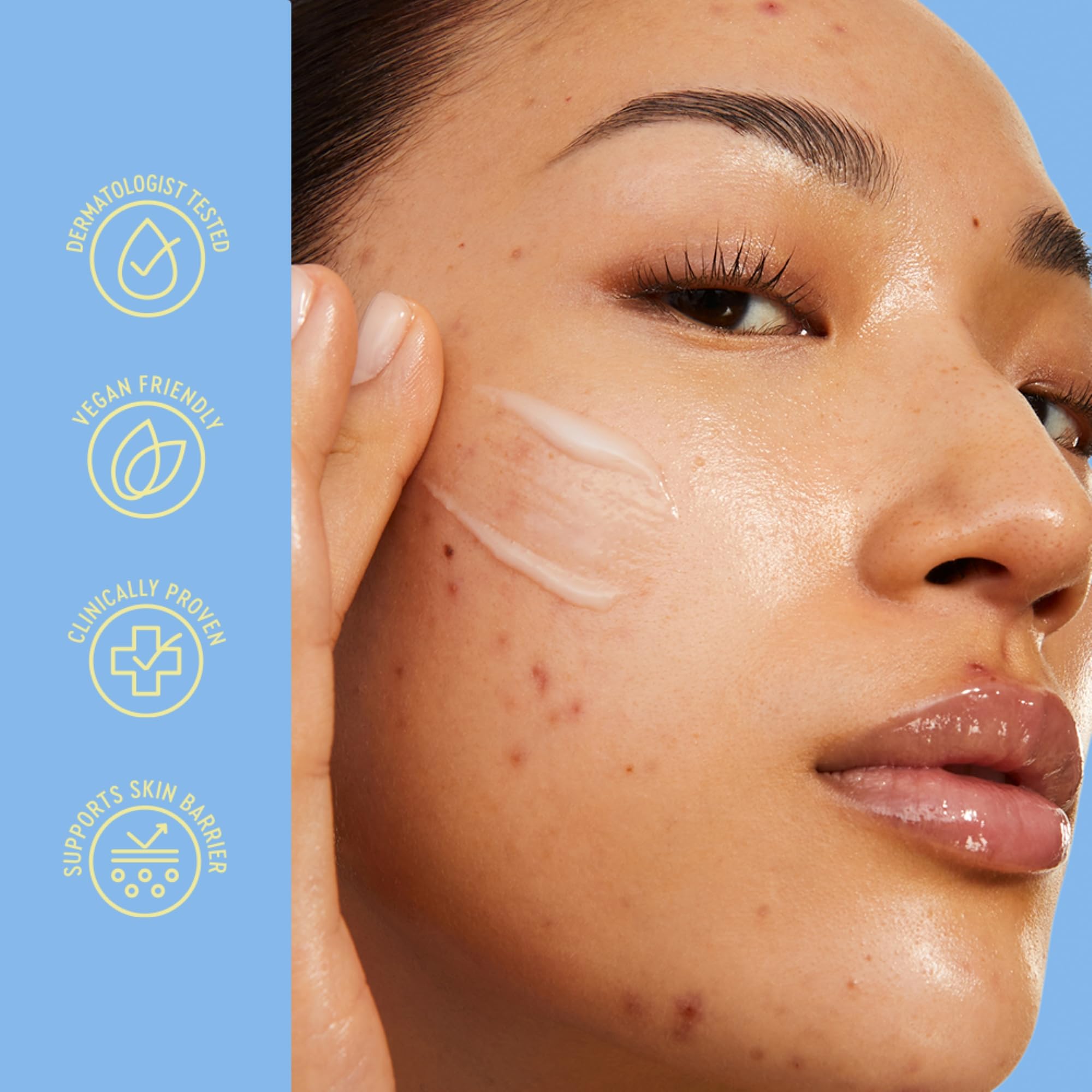 BYOMA Moisturising Gel Cream (50ml) Lightweight Oil Free Daily Moisturiser with Barrier Repair, Niacinamide and Green Tea, for All Skin Types - Alcohol Free, Vegan