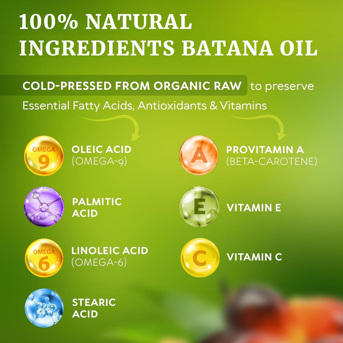 Veganic Hair Oil,100% Natural Growth With Caffeine,Biotin,Coconut,Macadamia,Rosemary and Castor for Growth,Thickening Hair Mask & Loss Treatment,60ml