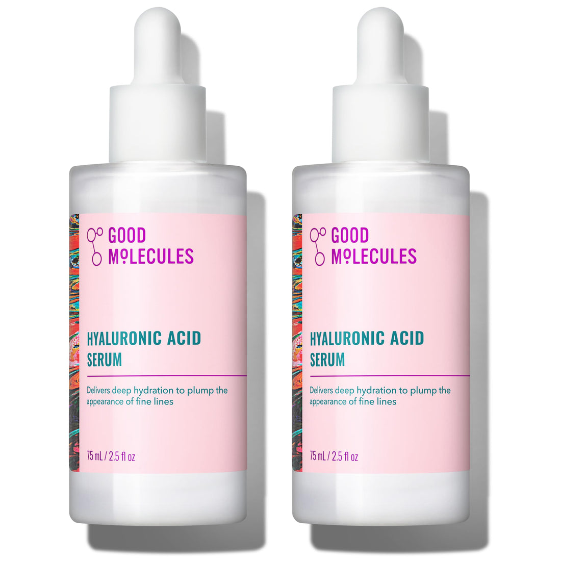 Good Molecules Hyaluronic Acid Serum - 1% Hyaluronic Acid Non-greasy Ultra Hydrating Serum, Facial Moisturizer for Plumper Skin, Skin Care for Face Halalzen