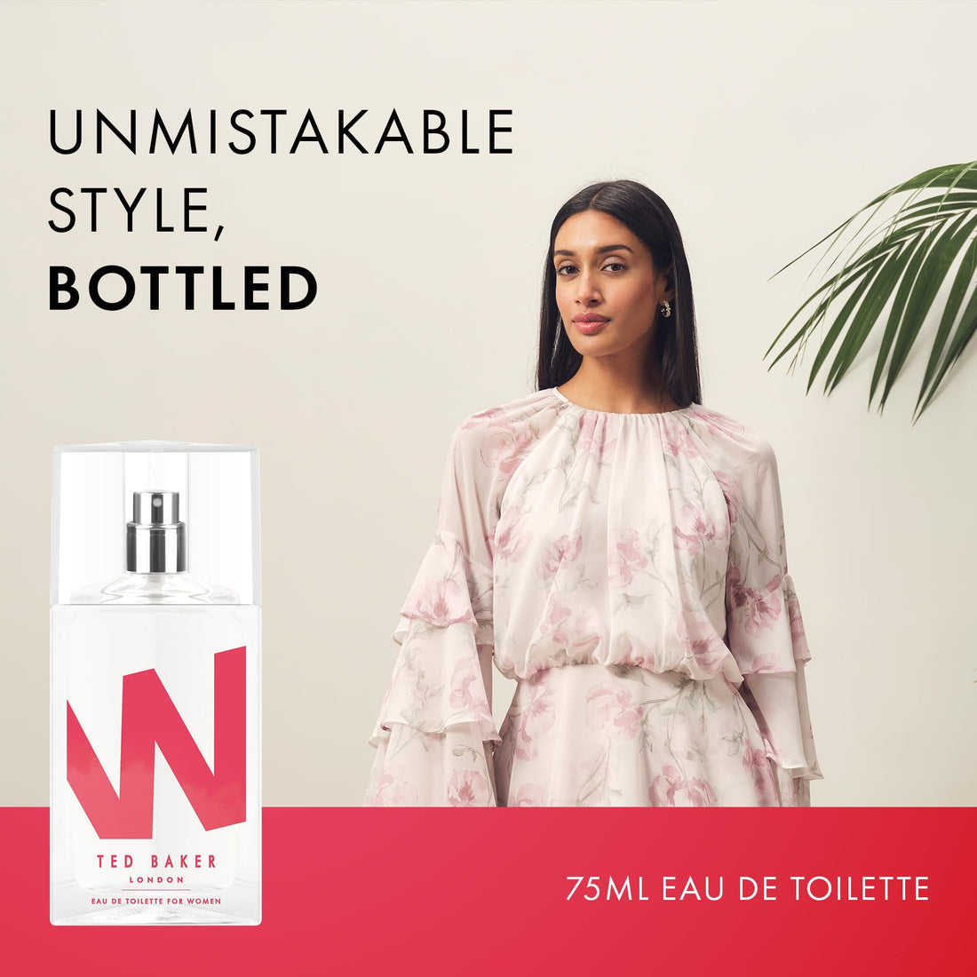 Ted Baker W EDT Ted Baker Rose And Orchid, Fig Leaf, White Peony, Cassis, Raspberry Middle notes, Womens Perfume, Long Lasting Fragrance Eau De Toilette, Fruity Floral 75ml Halalzen