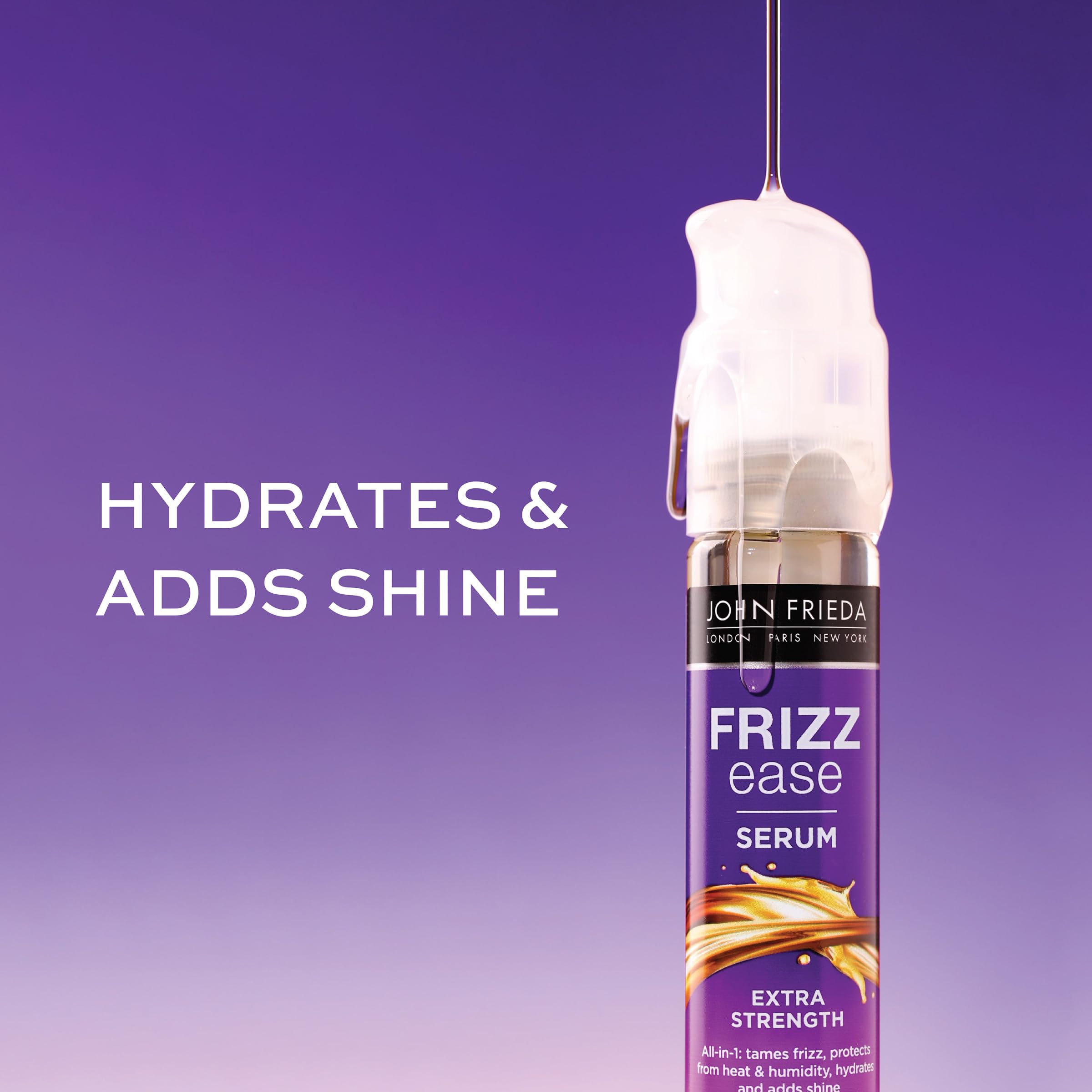John Frieda Frizz Ease The Controller Extra Strength Hair Serum, Anti Frizz Hair Serum, 1.69 Fl Oz Halalzen