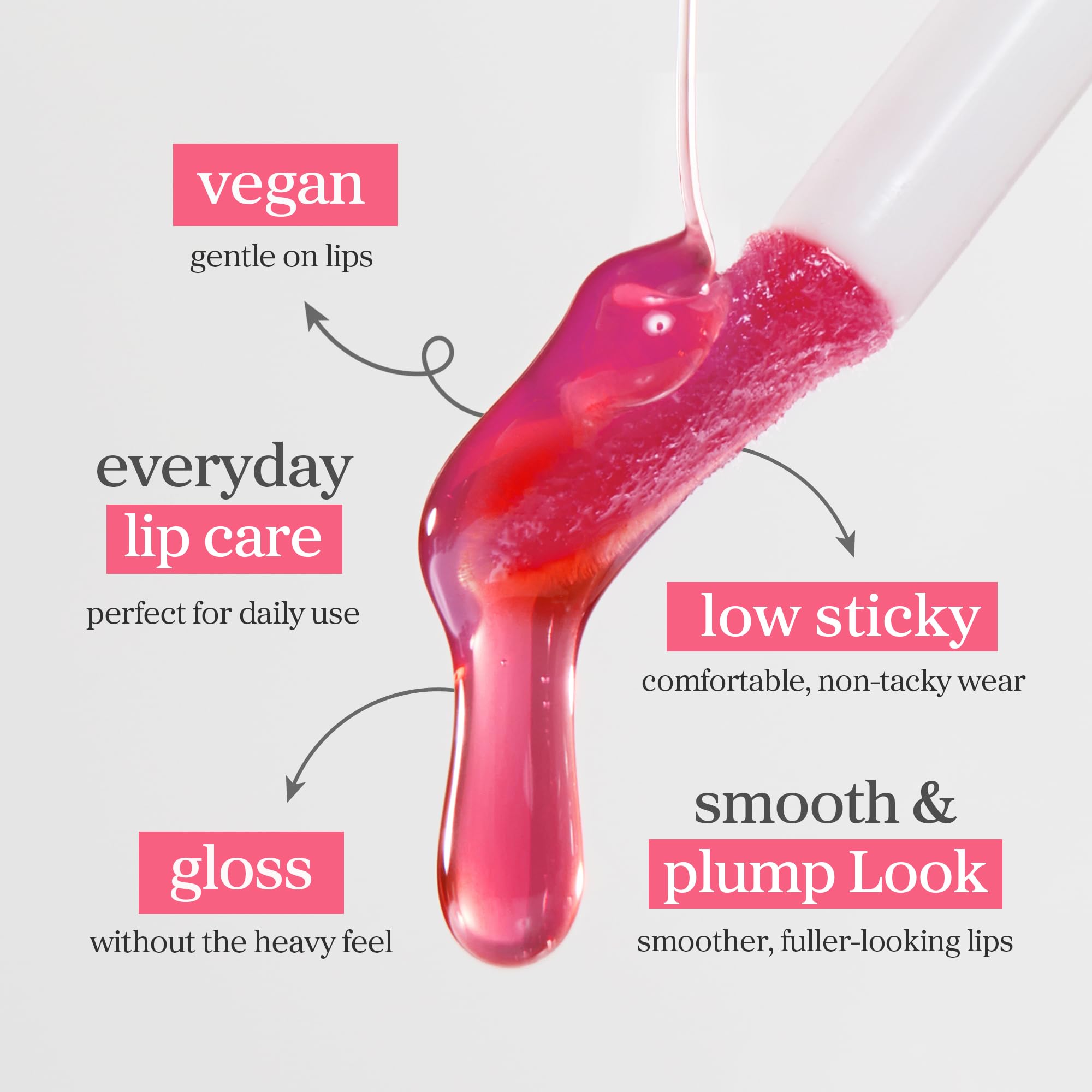 NOONI Korean Lip Oil - Applepeony | Long-Lasting, Moisturizing, Plumping, Revitalizing for Dry Lips, Waterproof, No Peel Off, Hydrating Lip Stain, Stocking Stuffers, Cute Stuff, 0.12 FL Oz Halalzen