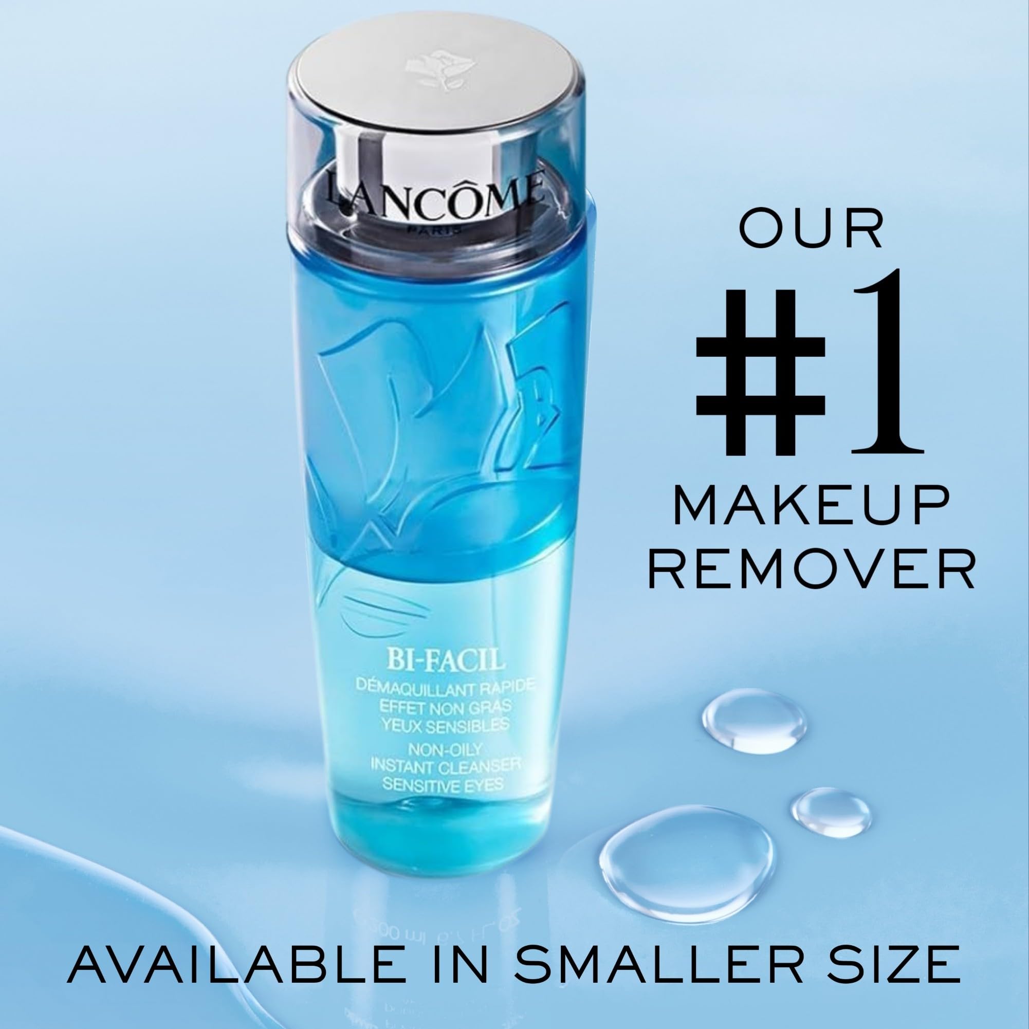 Lancôme Bi-Facil Eye Makeup Remover, Non-Oily, Bi-Phase, Dissolves Waterproof Mascara, Instant Action, Gentle for Sensitive Eyes, Effortlessly Removes Make-up Halalzen