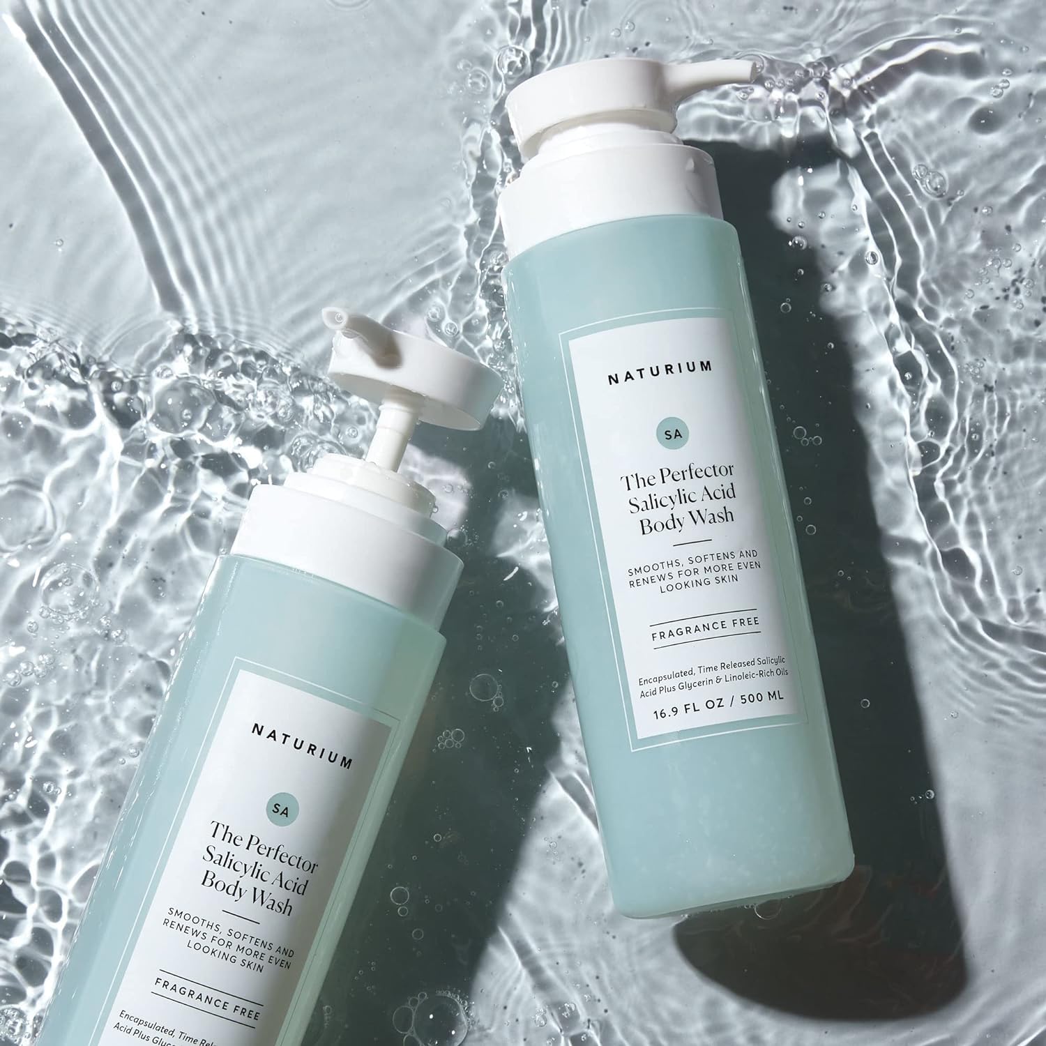 Naturium The Smoother Glycolic Acid Exfoliating Body Wash, Soft & Smoothing Cleanser | 16.9 FL OZ / 500 ML