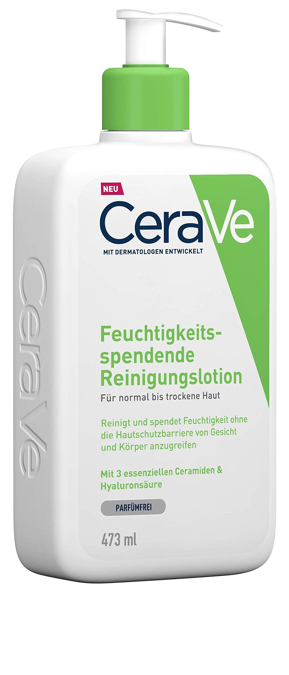 CeraVe Hydrating Cleanser for Normal to Dry Skin 236 ml with Hyaluronic Acid and 3 Essential Ceramides