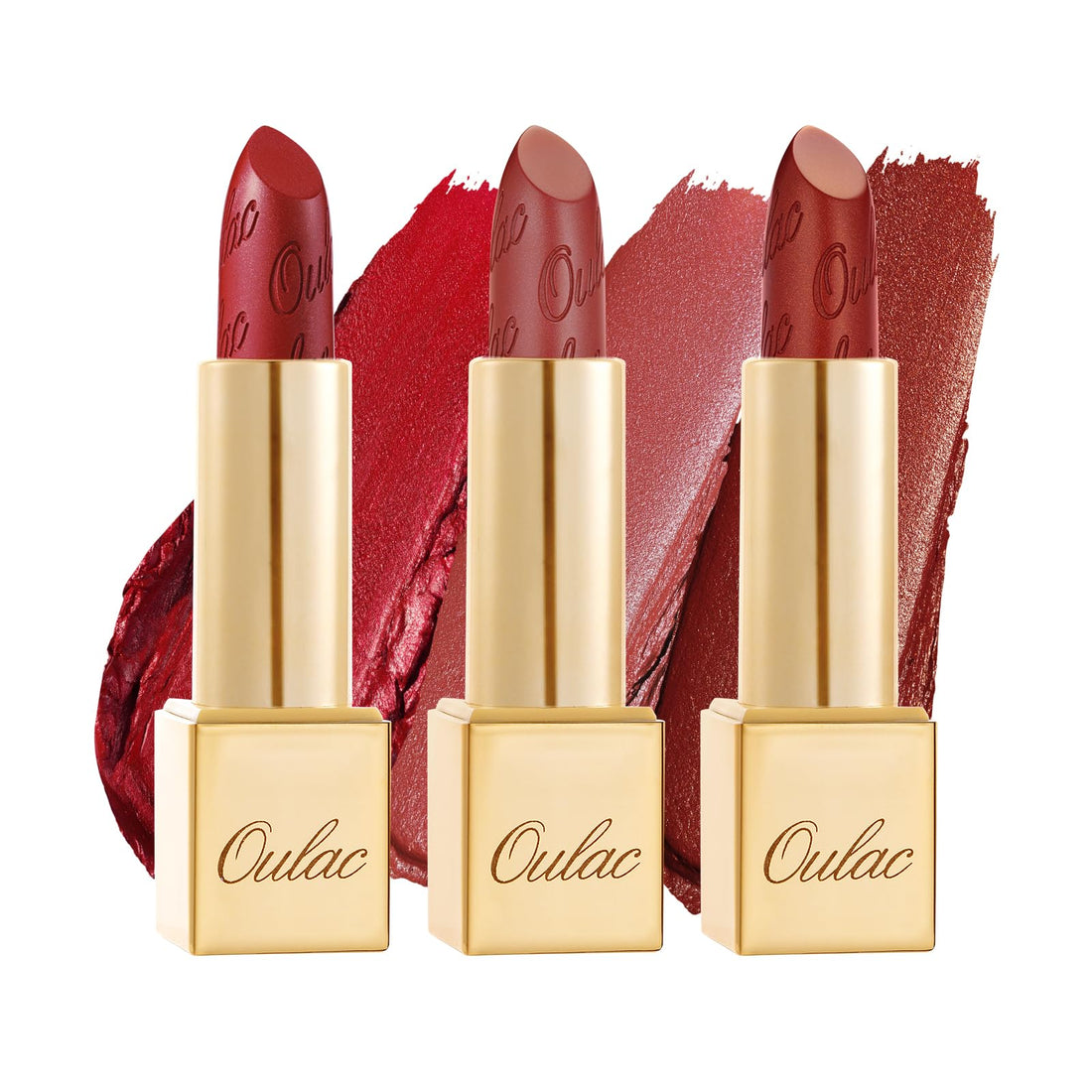OULAC Metallic Shine Glitter Lipstick, Pink High Impact Lipcolor, Lightweight Soft and Ultra Hydrating, Long Lasting, Vegan & Cruelty-Free, Full-Coverage Lip Color 4.3 g/0.15 HIP & HIPPIE(11) Halalzen