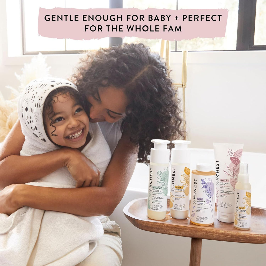 The Honest Company Foaming Bubble Bath & Baby Wash, Tear-Free, Hypoallergenic, Natural Formula, Lavender Calm Scent, 12 fl oz Halalzen