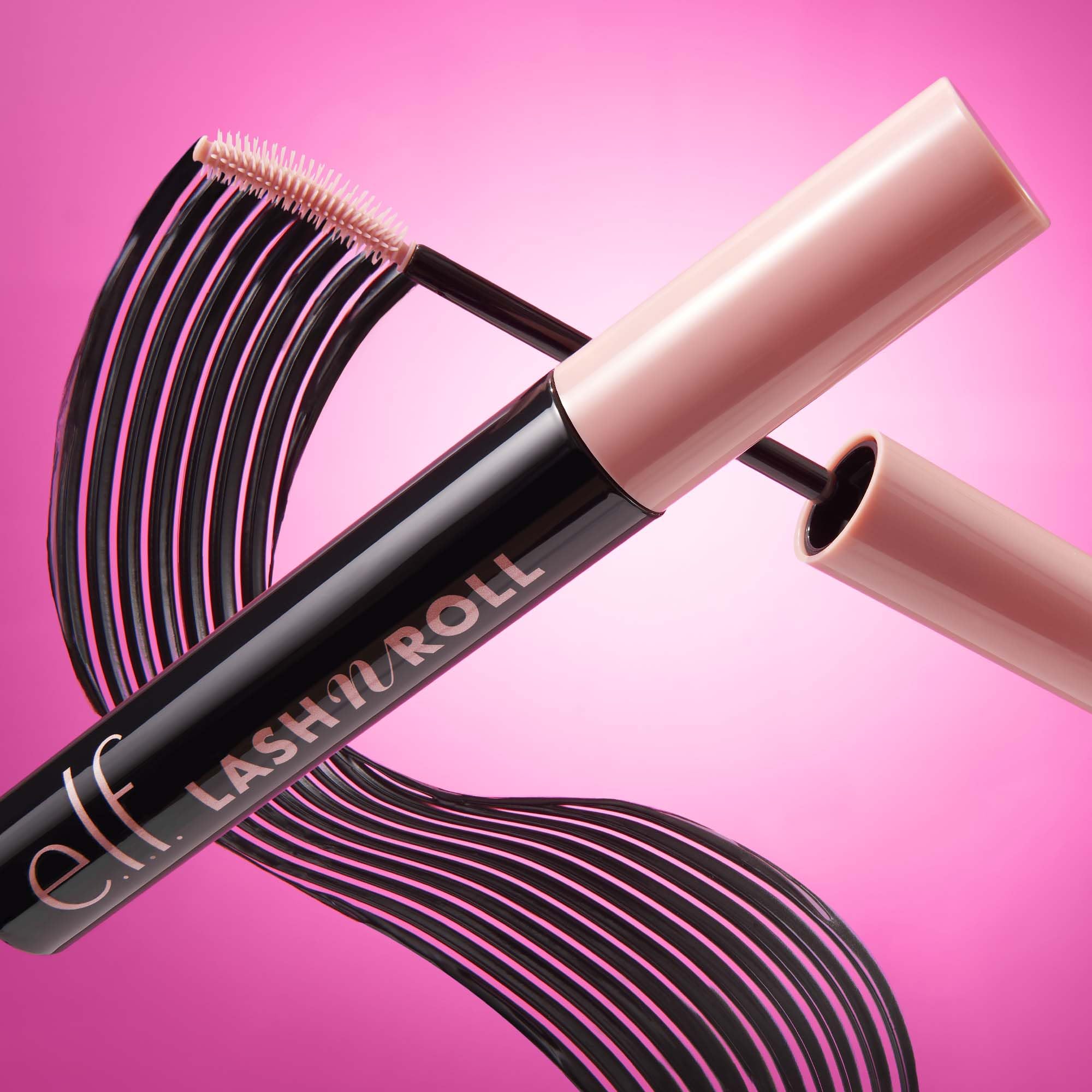 e.l.f. Lash 'N Roll Mascara, Curling Mascara For Visibly Lifted Lashes, Lifts & Separates Lashes. Long-Lasting Formula, Vegan & Cruelty-Free, Black Halalzen