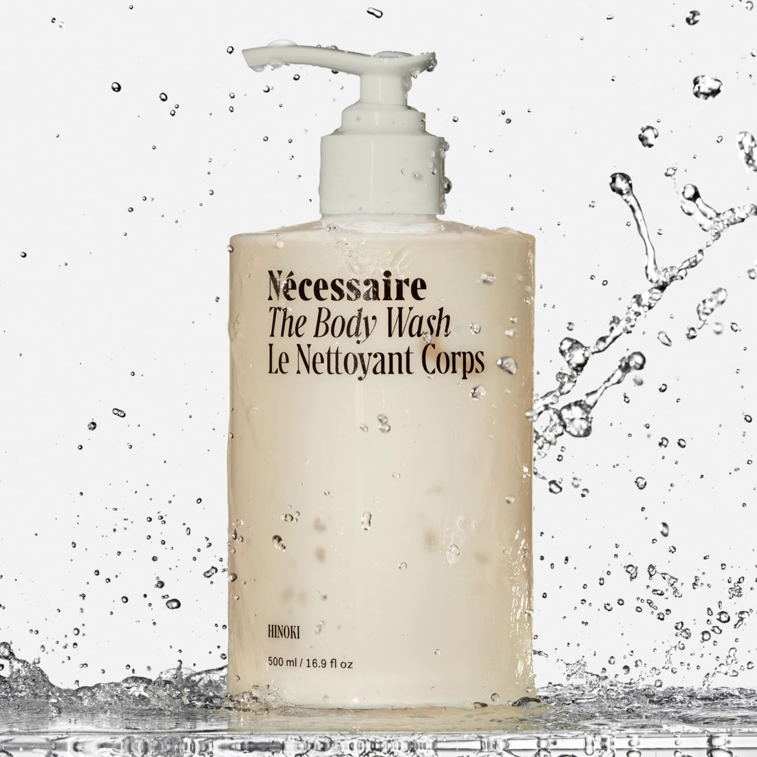 Nécessaire The Body Wash Eucalyptus — Multi-Oil Shower Gel Body Wash for Women + Men. Non-Comedogenic + Hypoallergenic for Sensitive Skin with Niacinamide. 500ml/16.9 fl oz