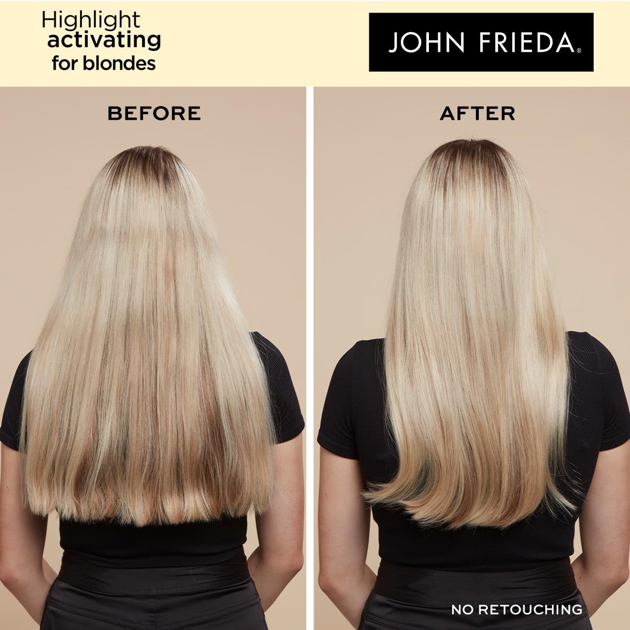 John Frieda Sheer Blonde Highlight Activating Moisturising Shampoo and Moisturising Conditioner Duo Value Bundle for Naturaland Colour - Treated Blonde Hair, 2 x 500 ml Halalzen
