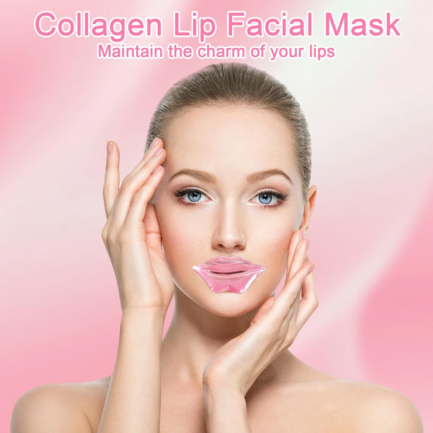 30 PCS Collagen Crystal Lip Masks, Lip Mask, Deeply Hydrating, Moisturizing, Includes 3 Types of Hydrating Gel Masks, Provide Long-Lasting Nourishment Halalzen