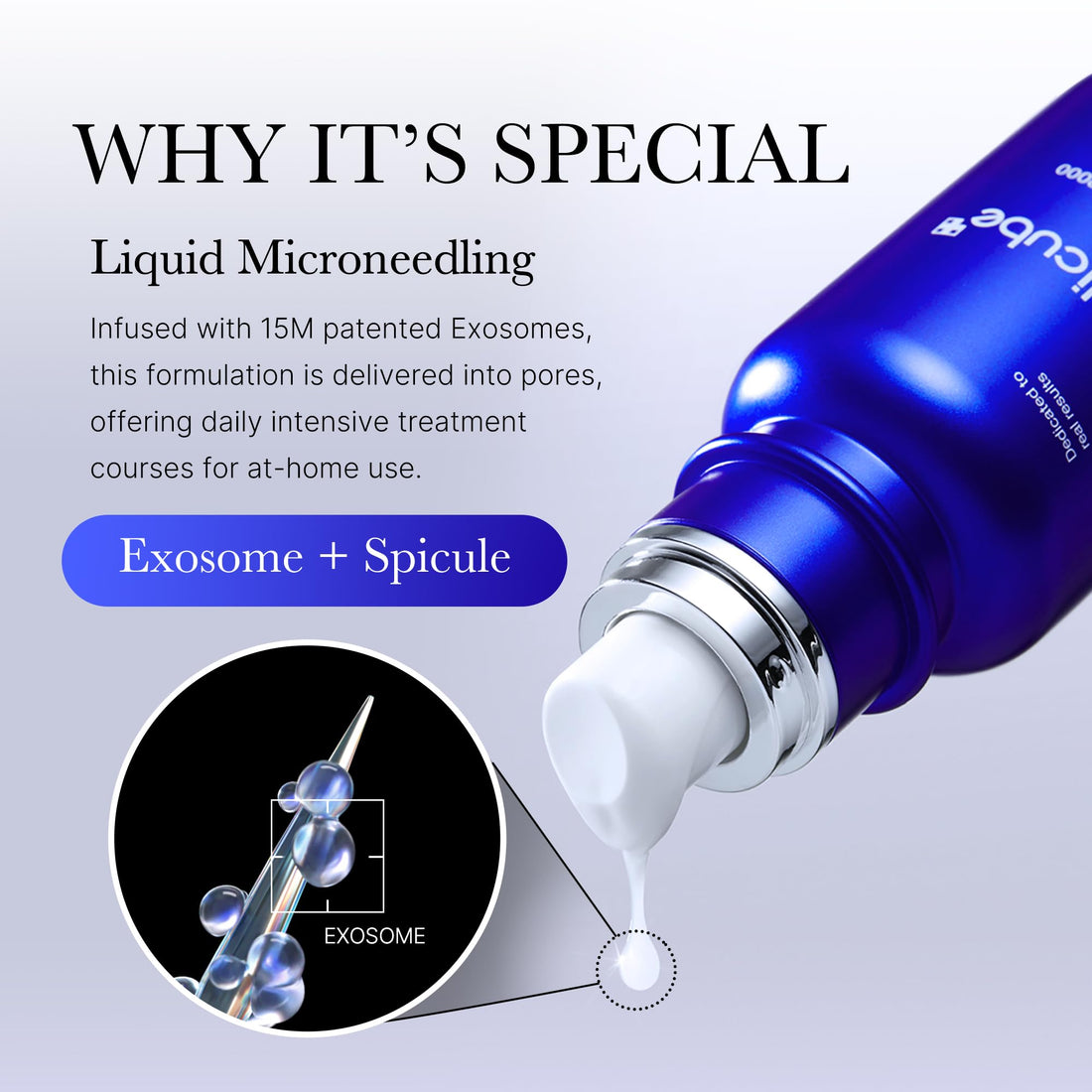 medicube Exosome Shot Zero 2,000 PPM Spicule Facial Serum | Liquid Skin Booster Serum | Exosome, AHA+BHA+PHA | Pore Care, Dead Skin Cells, Skin Texture | Korean Skincare, 1.01 fl.oz Halalzen