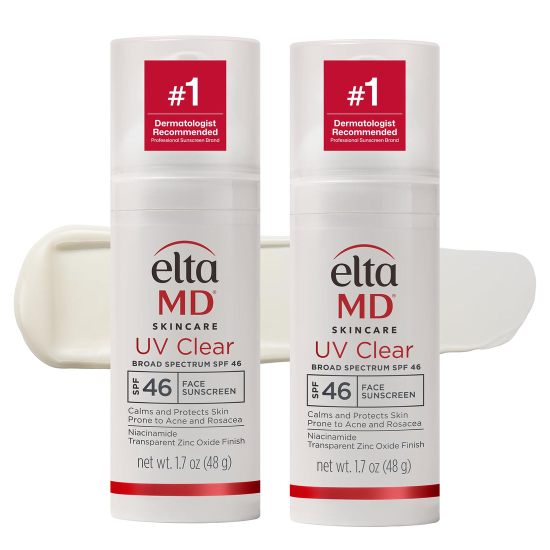 EltaMD UV Clear Face Sunscreen, Oil Free Sunscreen for Sensitive Skin with Zinc Oxide, Dermatologist Recommended Halalzen