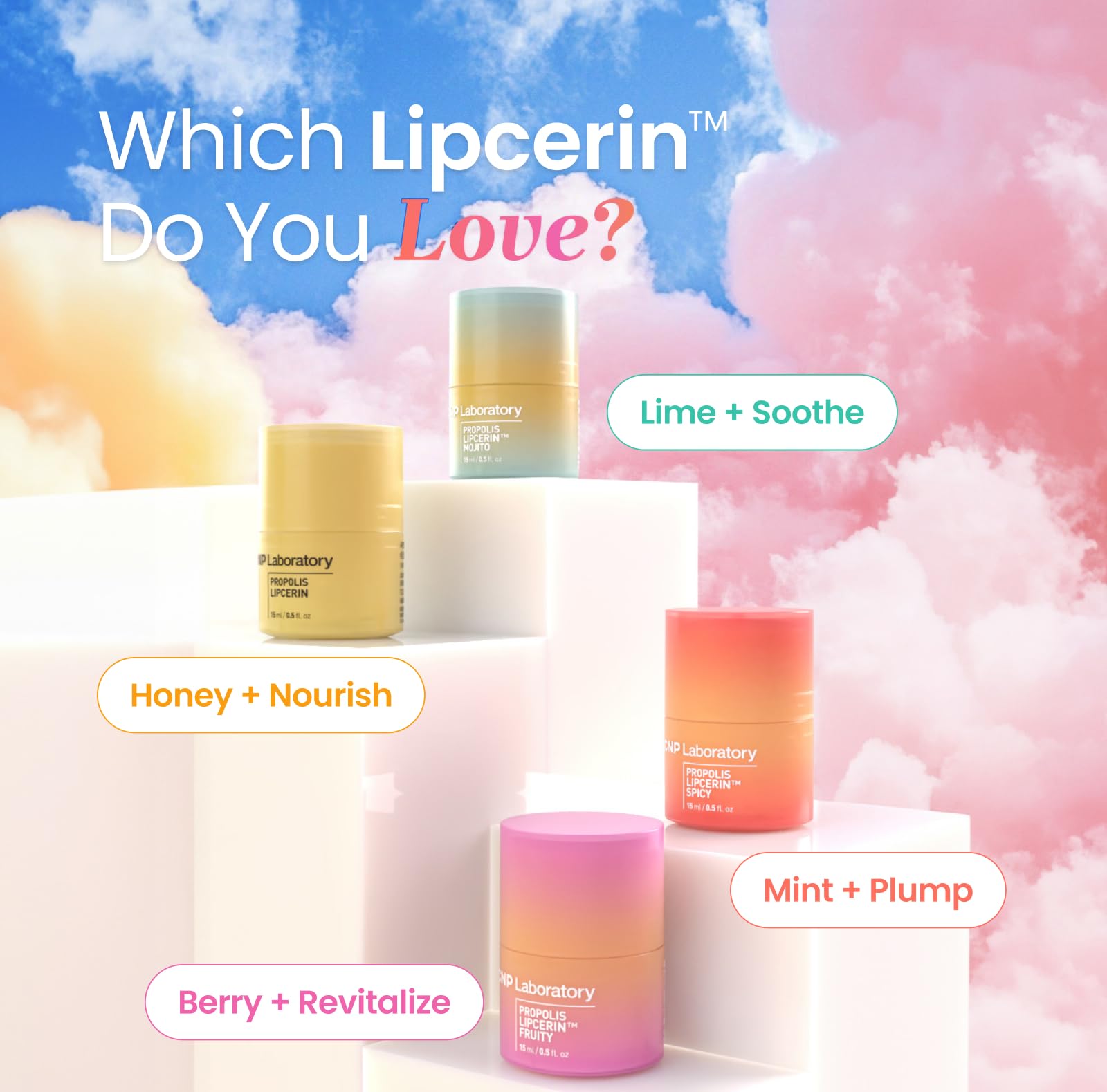 CNP Honey Lip Butter - Propolis Lipcerin™ 01 Original, Hydrating Overnight Manuka Lip Balm & Mask, 12hr Long-Lasting Moisture, Stocking Stuffers, Gifts for Women, 0.5 fl.oz. Halalzen