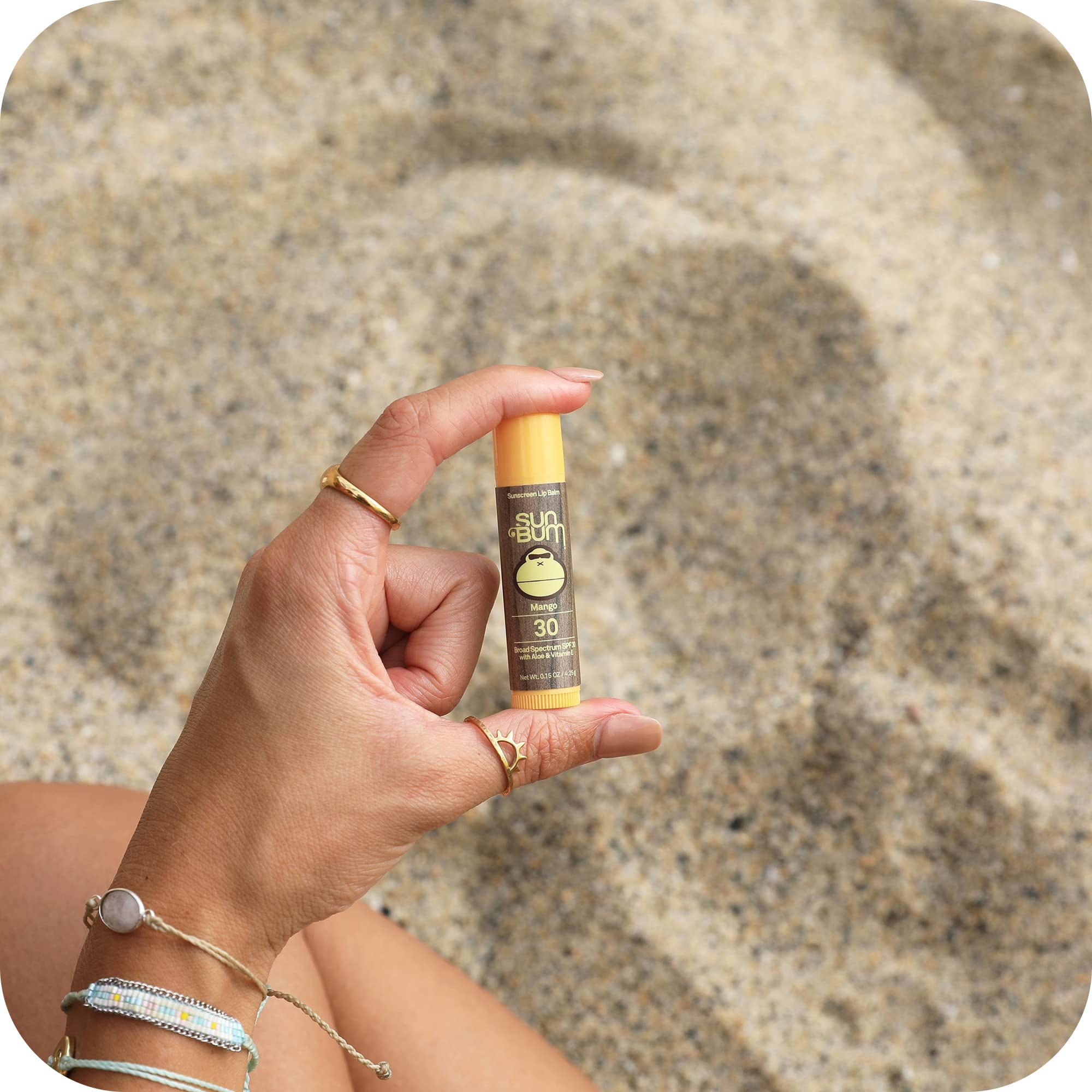 Sun Bum SPF 30 Pomegranate Sunscreen Lip Balm, Vegan and Cruelty Free Broad Spectrum UVA/UVB Lip Care, Made with Aloe and Vitamin E for Moisturised Lips, 4.25g Halalzen