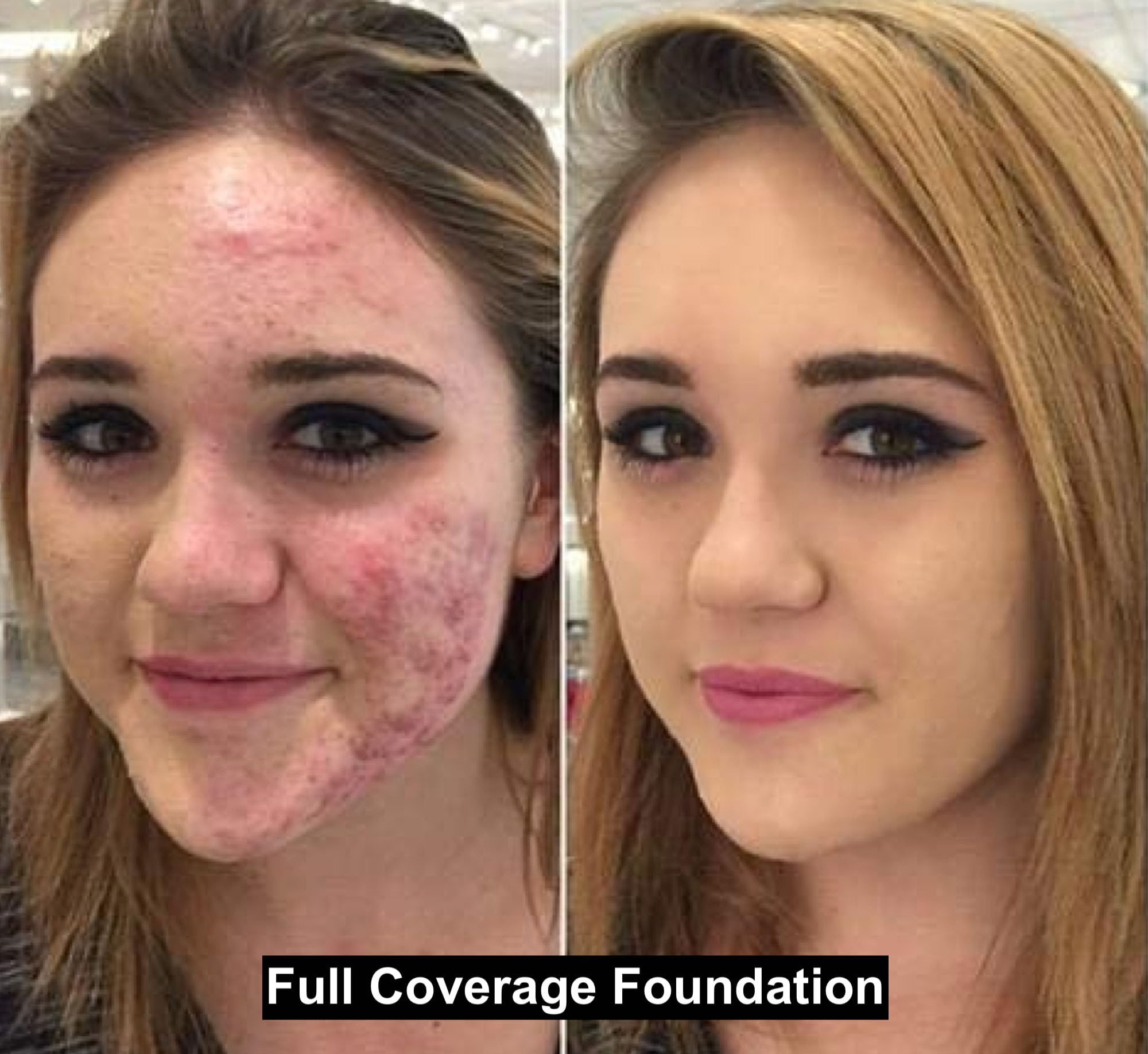 Glamza PHOERA Foundation Concealer Makeup Full Coverage Matte Brighten Long Lasting UK (104 BUFF BEIGE) Halalzen