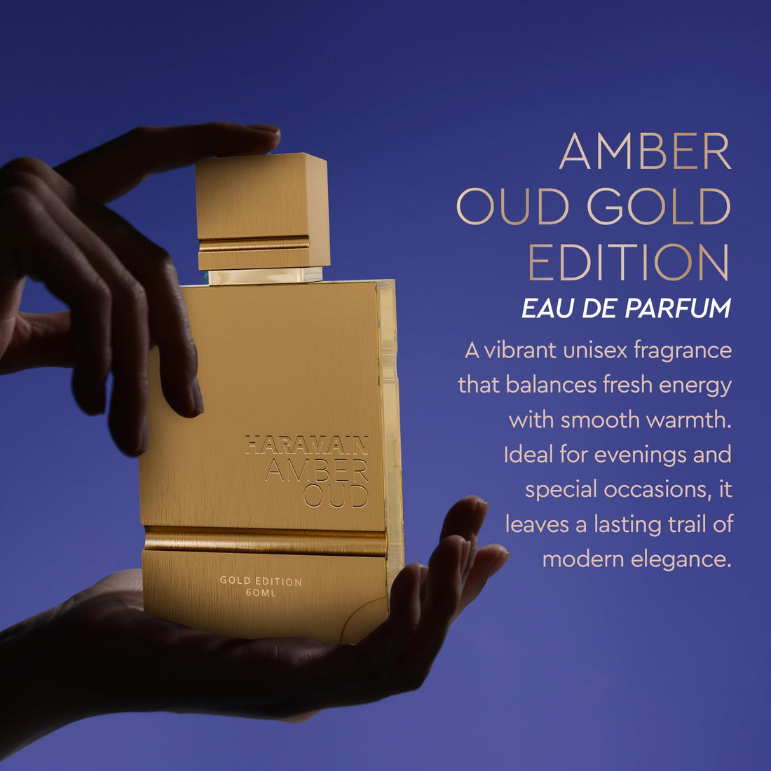 Al Haramain Amber Oud Gold Edition - Arabian Perfume for Women and Men Unisex - Long Lasting Amber - 2 oz