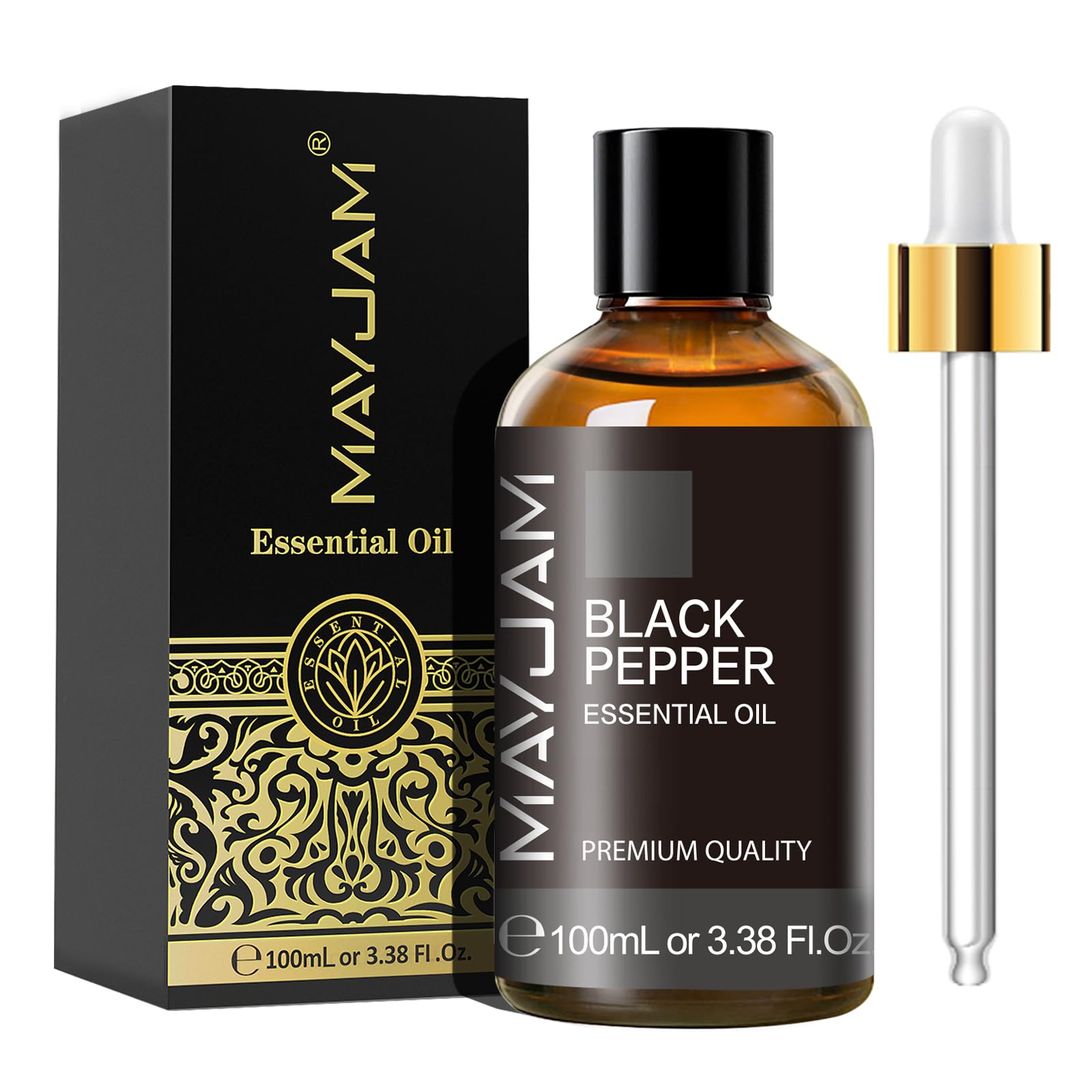 MAYJAM Sandalwood Essential Oils 100ML, Sandalwood Oil for Diffuser, Humidifier, DIY, Home, Office