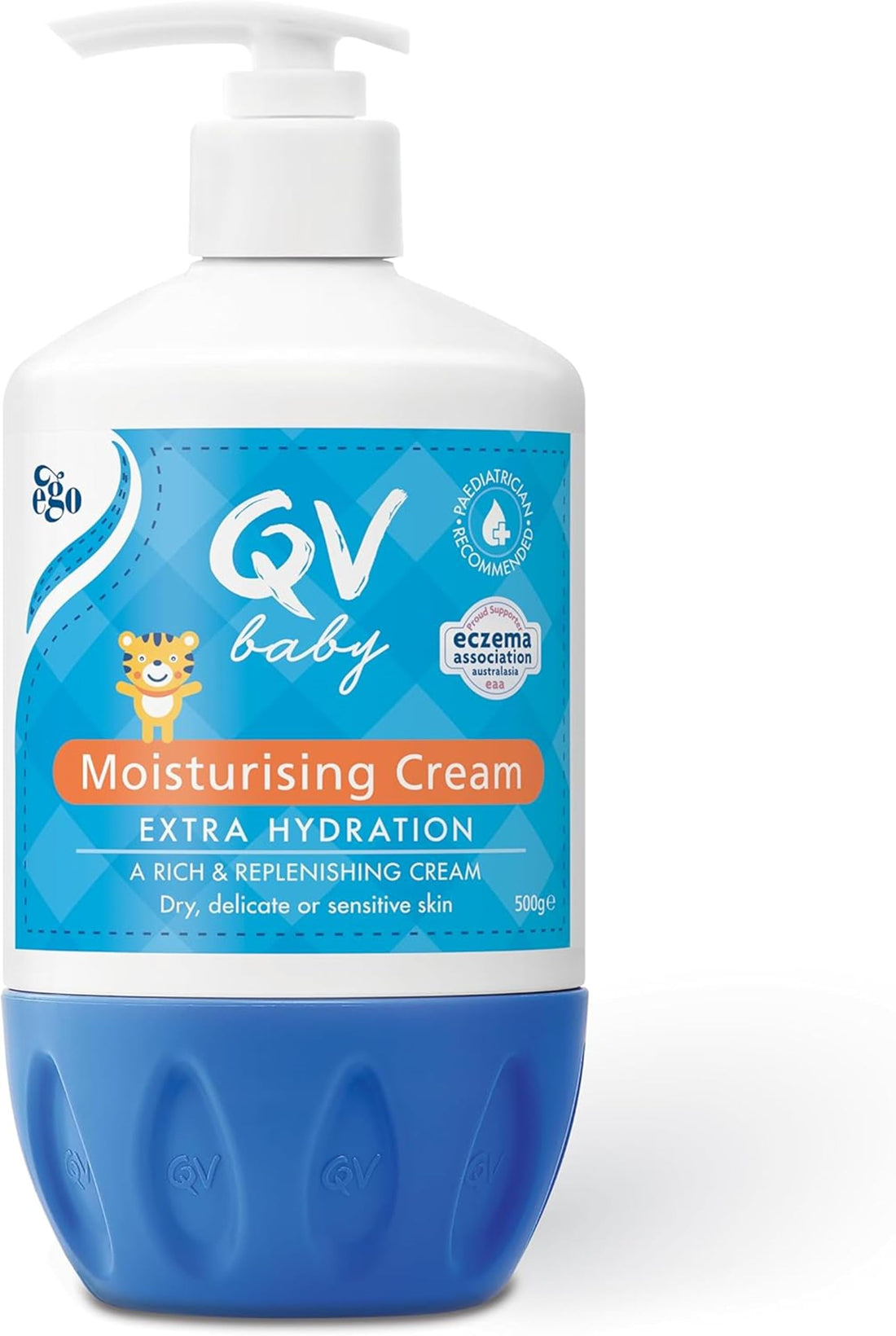 QV Baby Moisturising Cream, 500g - Rich Moisturising Cream With Glycerin and Vitamin B3 For Babies and Newborn, Non-Greasy For Sensitive Skin, with 24-Hour Protection, Baby Moisturiser, pH-balanced Halalzen