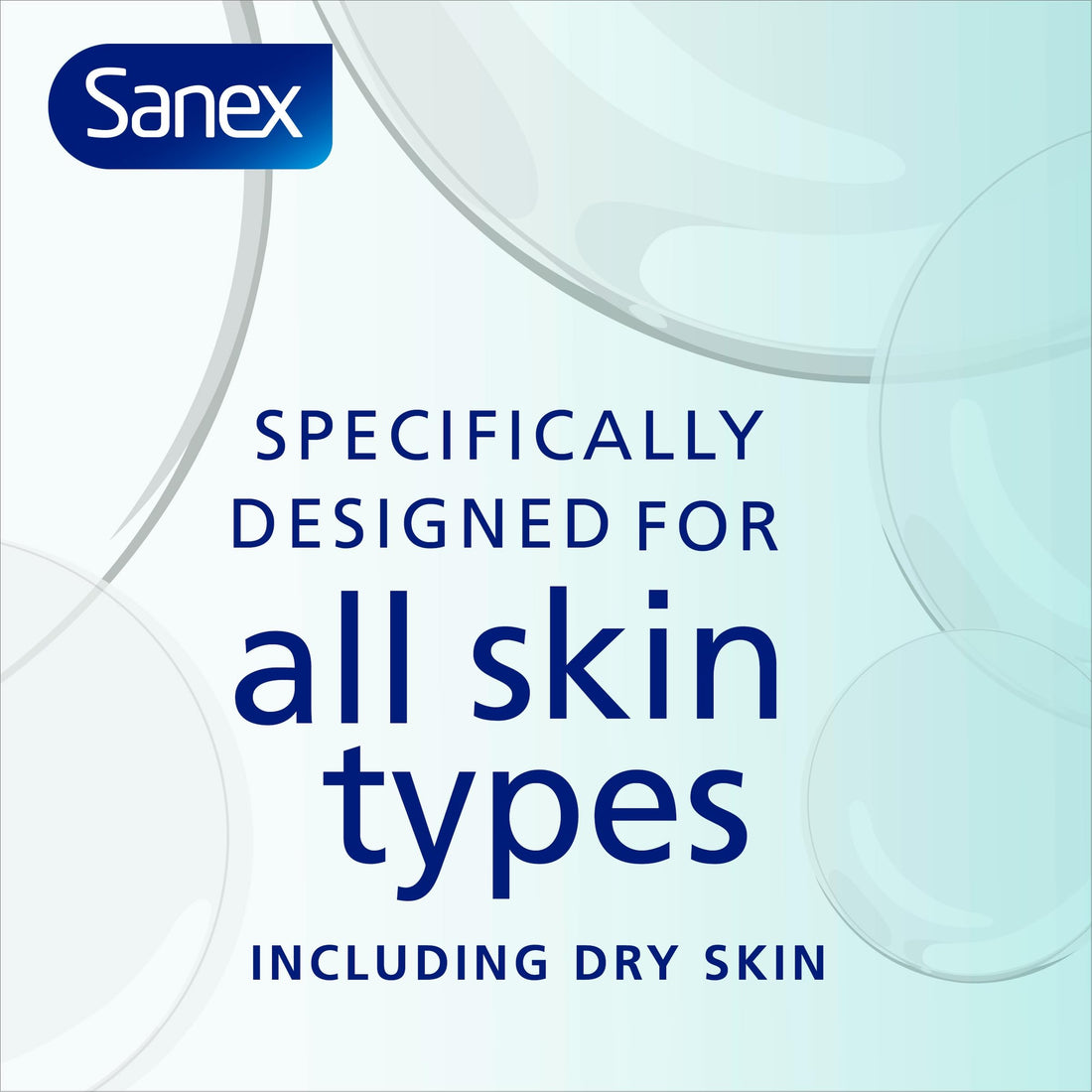 Sanex Body Wash - Expert Skin Health - Hypoallergenic Shower Gel - Dermatologist Tested Gentle For Very Sensitive Skin - Multipack - 6 Pack - 450ml Bottles