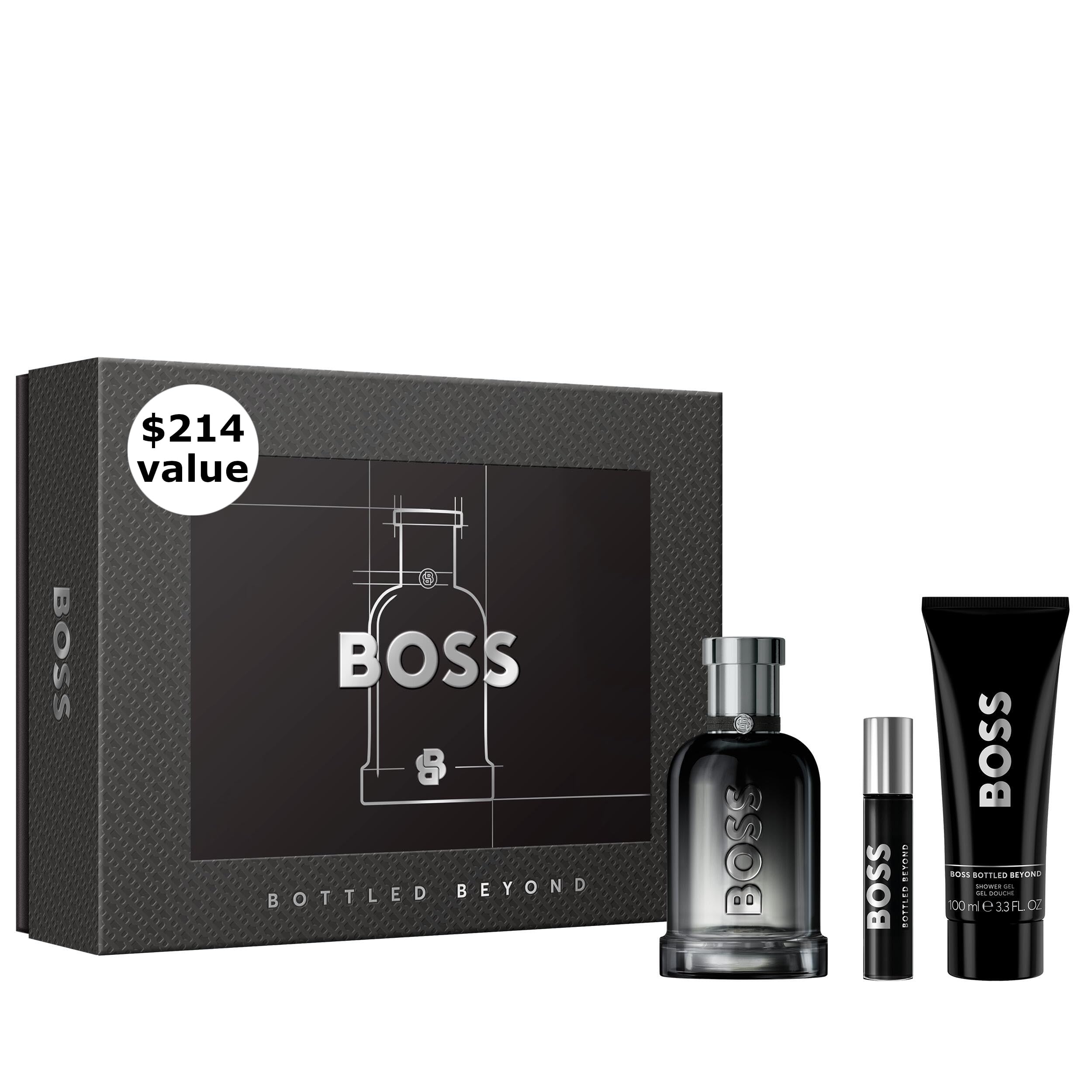 Hugo Boss Bottled Beyond Eau de Parfum – Woody Men's Cologne – With Notes of Ginger & Leather – Long Lasting Fragrance