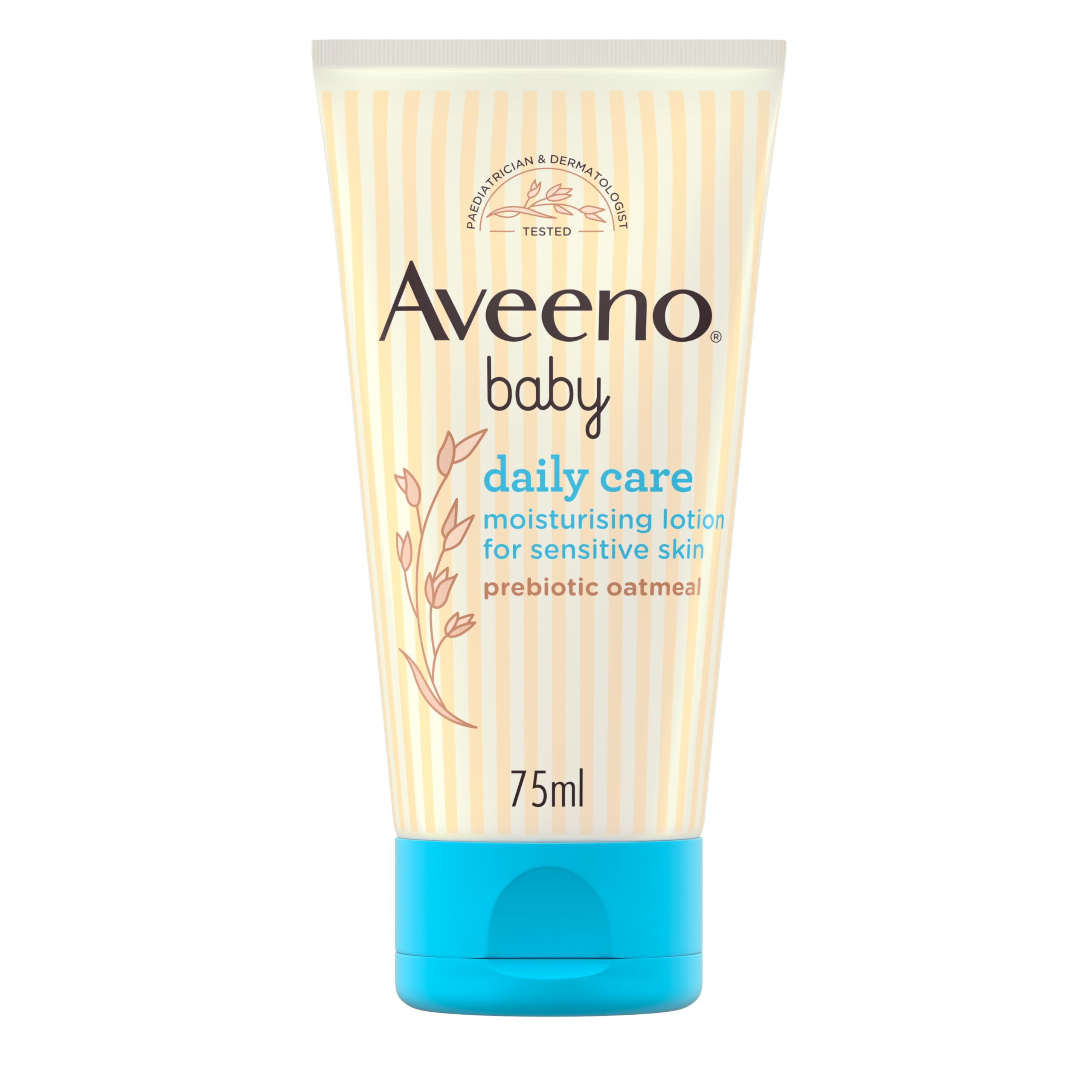 Aveeno Baby Daily Care Moisturising Lotion (3 x 150ml), Soothing Baby Cream to Provide 24-Hour Hydration Suitable for Newborns and Infants, Gentle Lotion for Dry, Sensitive Skin Prone to Eczema