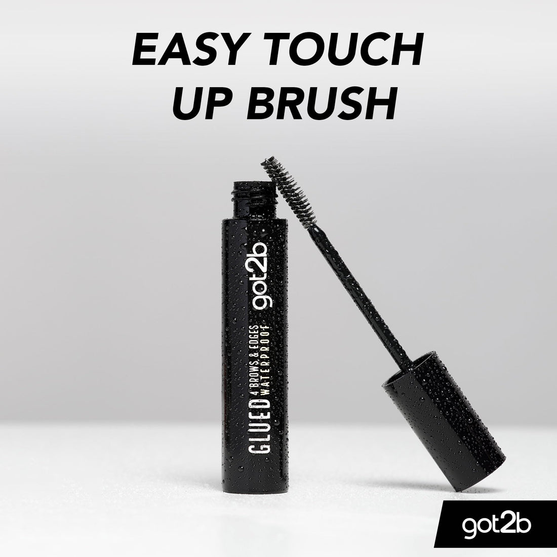 got2b Glued 4 brows & Edges Clear gel 2 in 1 16 ml, Screaming Hold Brow gel, Eyebrow Gel for Long Lasting Looks, Vegan Formula