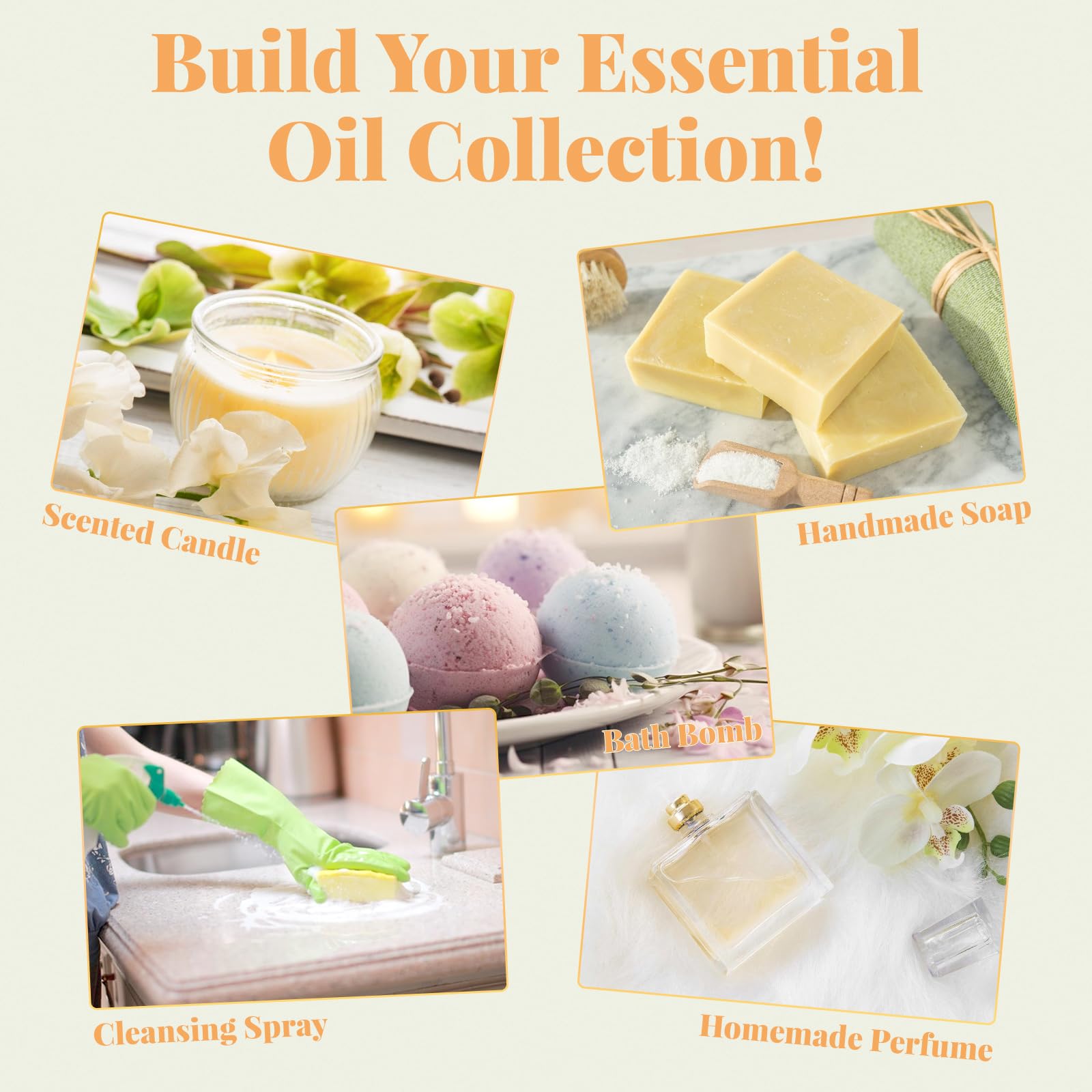 MAYJAM Essential Oils Set 35 x 5 mL - Essential Oils Gift Set for Humidifier, Diffusers, Home, DIY