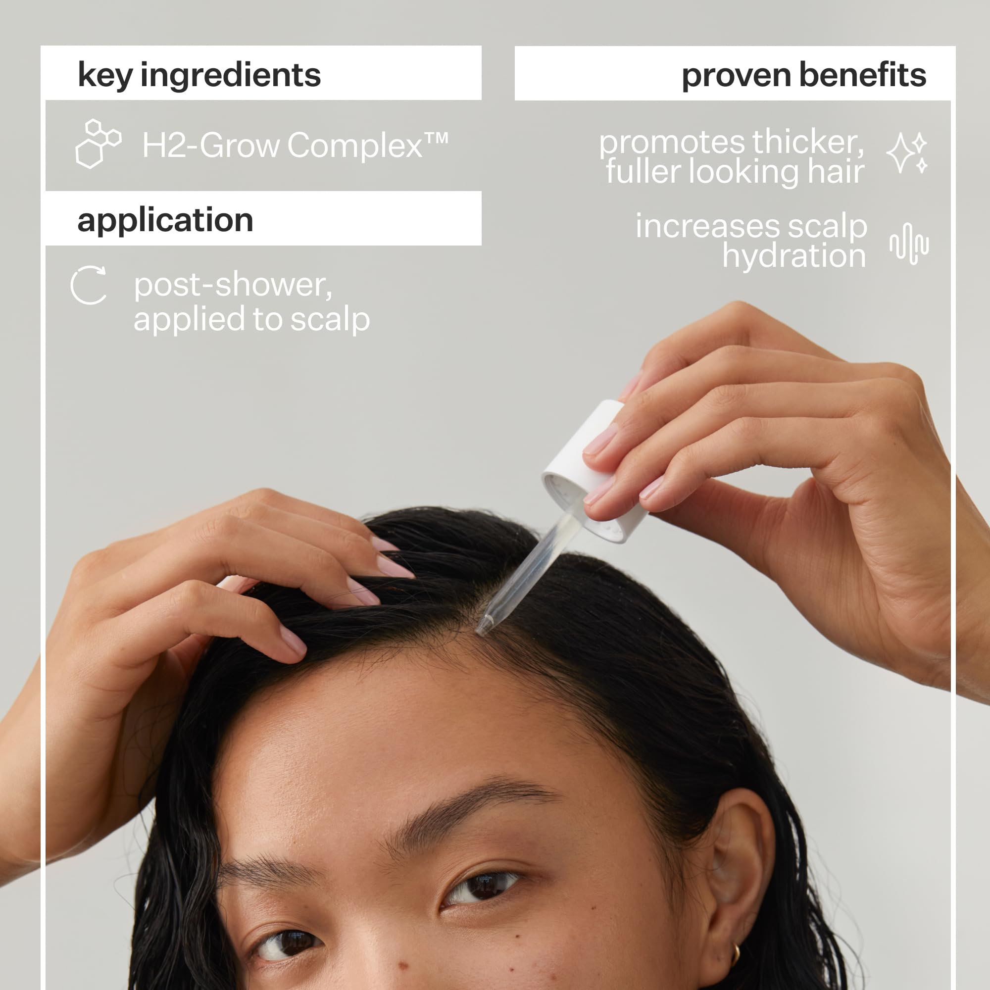 Act+ Acre Cold Processed Stem Cell Scalp Serum | For Thicker, Fuller Looking Hair | Apple Stem Cells, Bamboo Extract, Aloe Vera | Strengthen, Hydrate, Reduce Shedding | Vegan, Color Safe | 2.2 Fl Oz