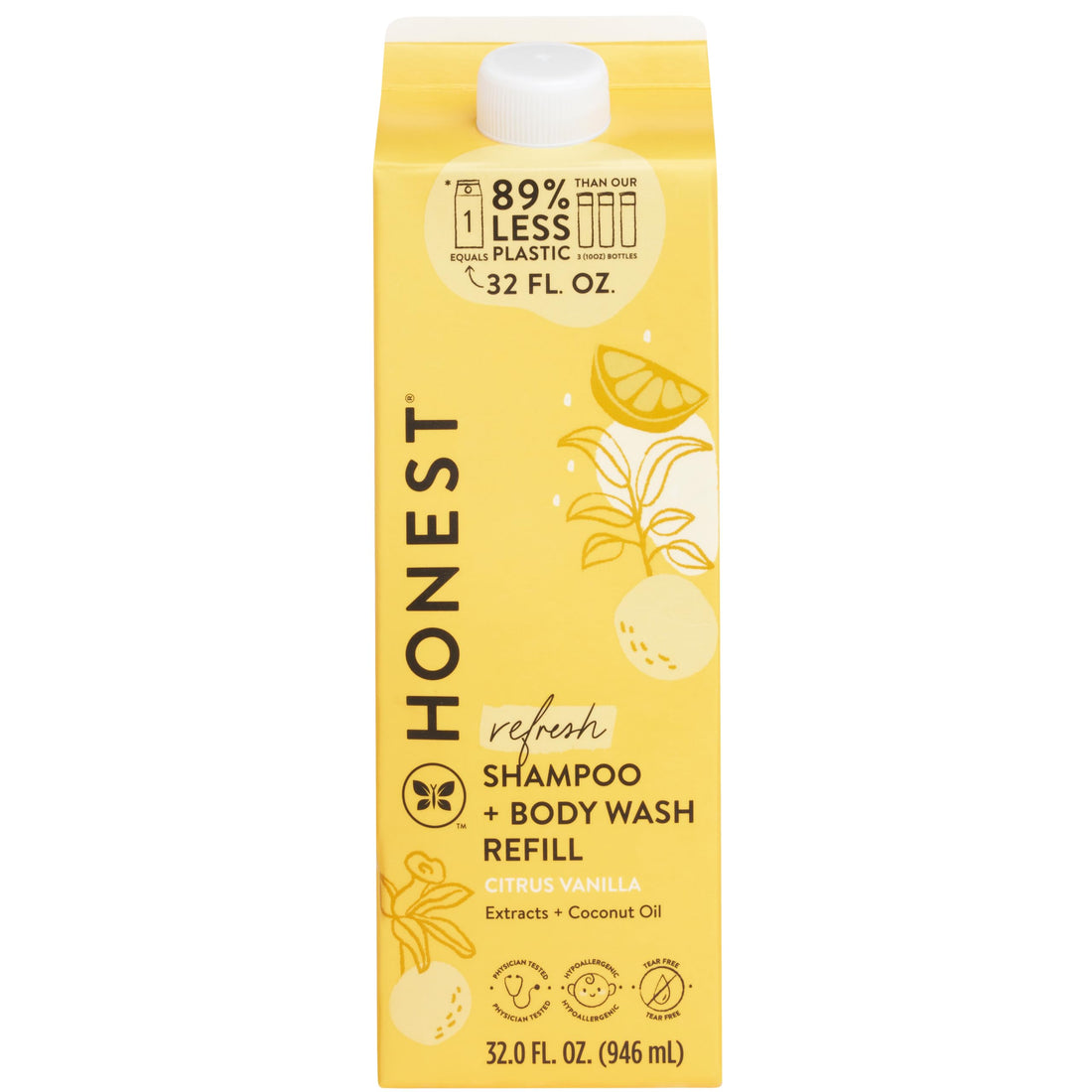 The Honest Company 2-in-1 Cleansing Shampoo Body Wash Gentle for Baby, Naturally Derived, Tear-free, Hypoallergenic, Lavender Calm, 18 fl oz Halalzen
