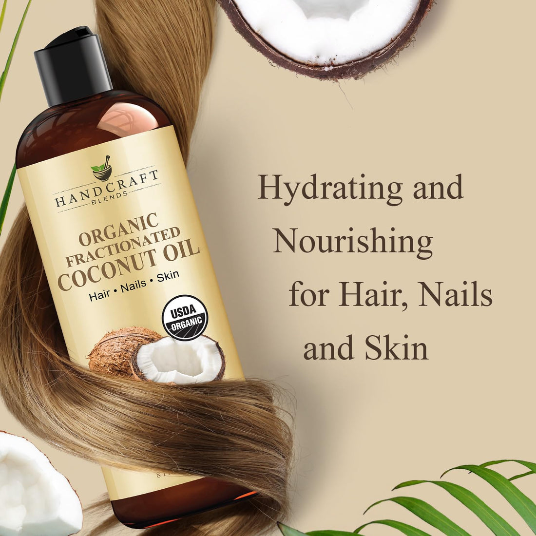 Handcraft Blends Castor Oil with Rosemary and Peppermint Oil 118 ml | 100% Pure and Natural | Premium Grade Carrier Oil | Hair, Eyelashes and Eyebrows | Hair and Body